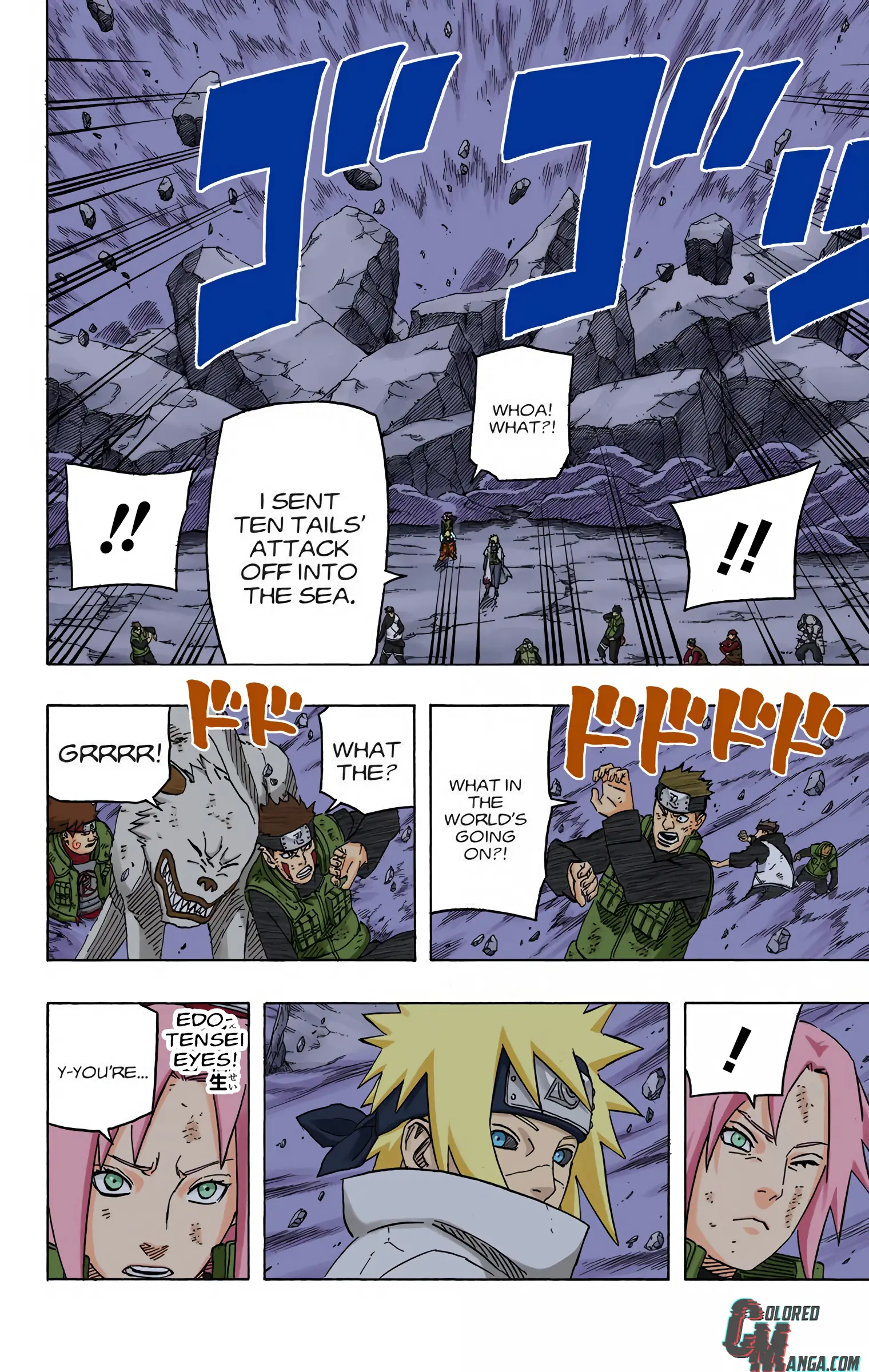 Naruto Colored Manga Online, chapter 631, page 2