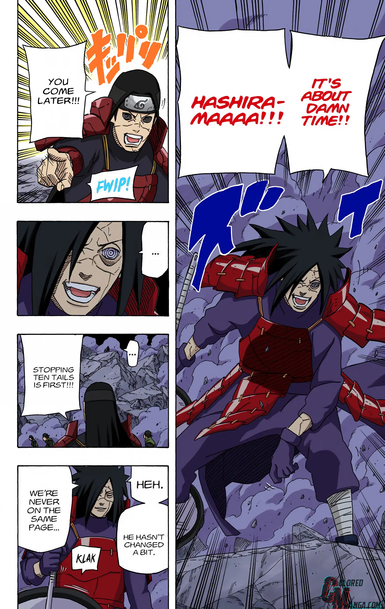 Naruto Colored Manga Online, chapter 631, page 5