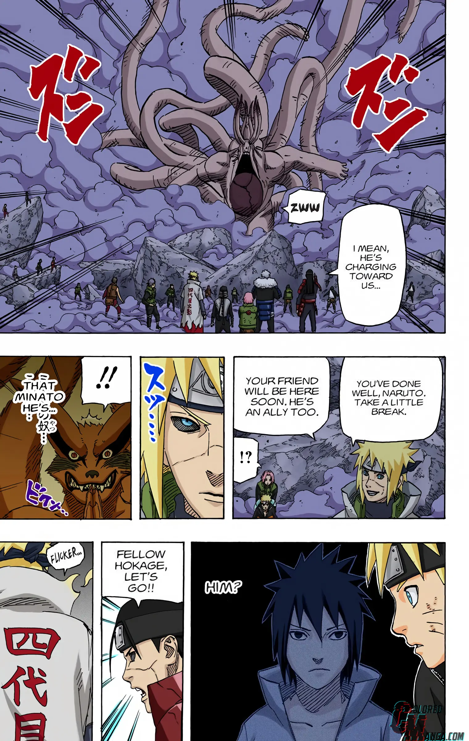 Naruto Colored Manga Online, chapter 631, page 6