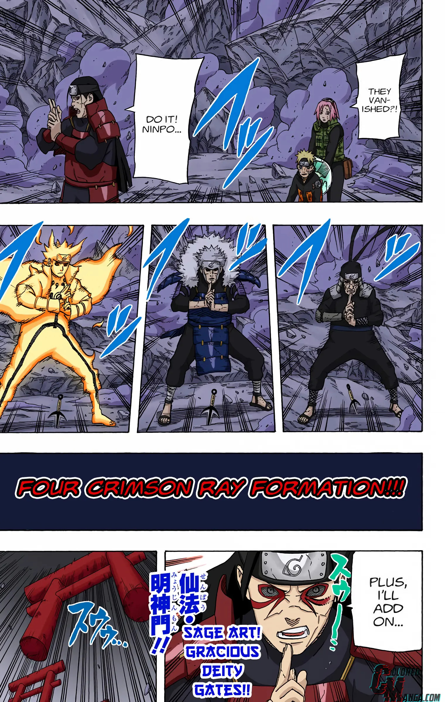 Naruto Colored Manga Online, chapter 631, page 8