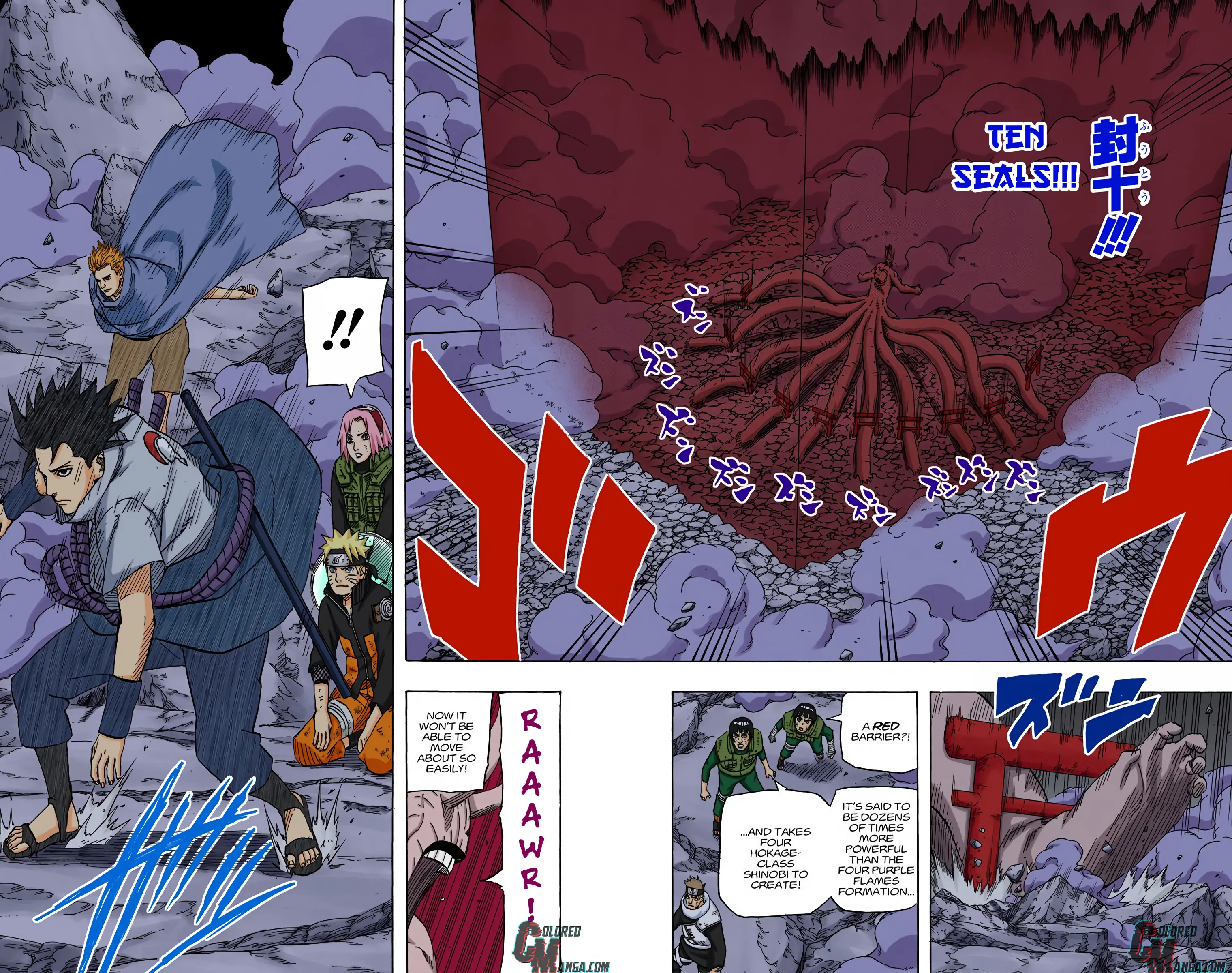 Naruto Colored Manga Online, chapter 631, page 9