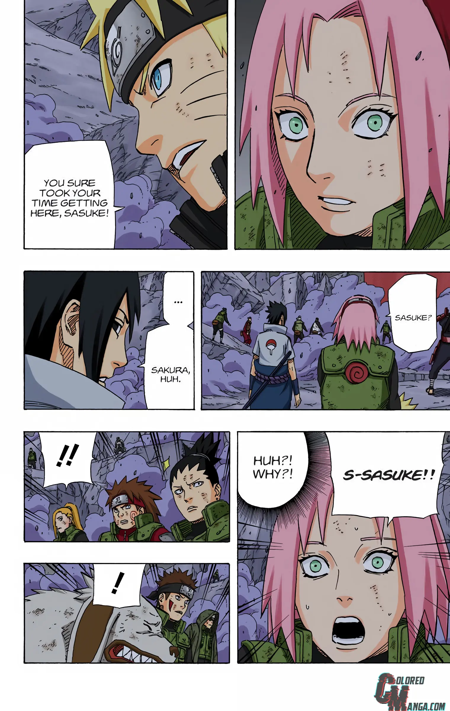 Naruto Colored Manga Online, chapter 631, page 10