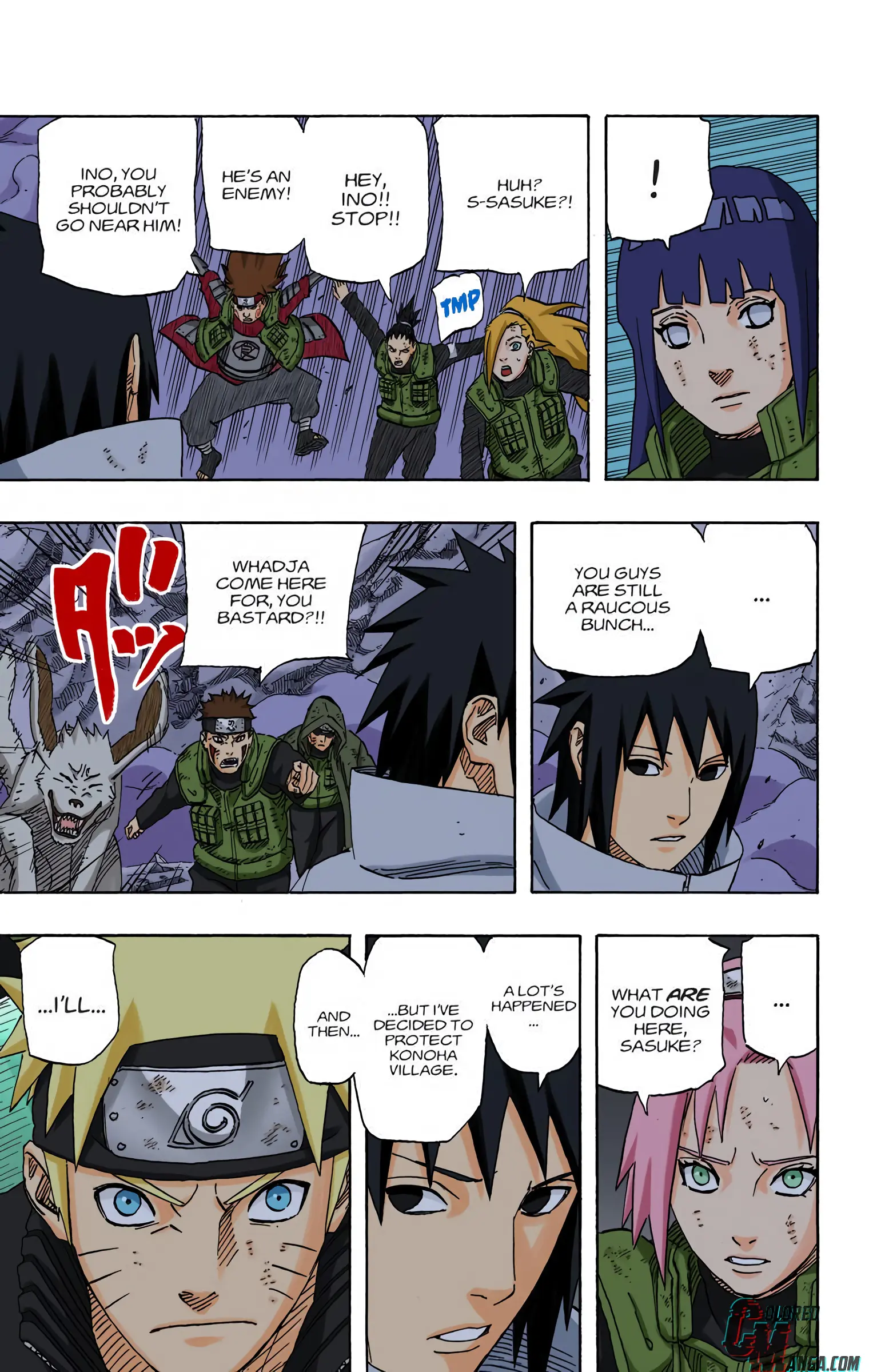 Naruto Colored Manga Online, chapter 631, page 11