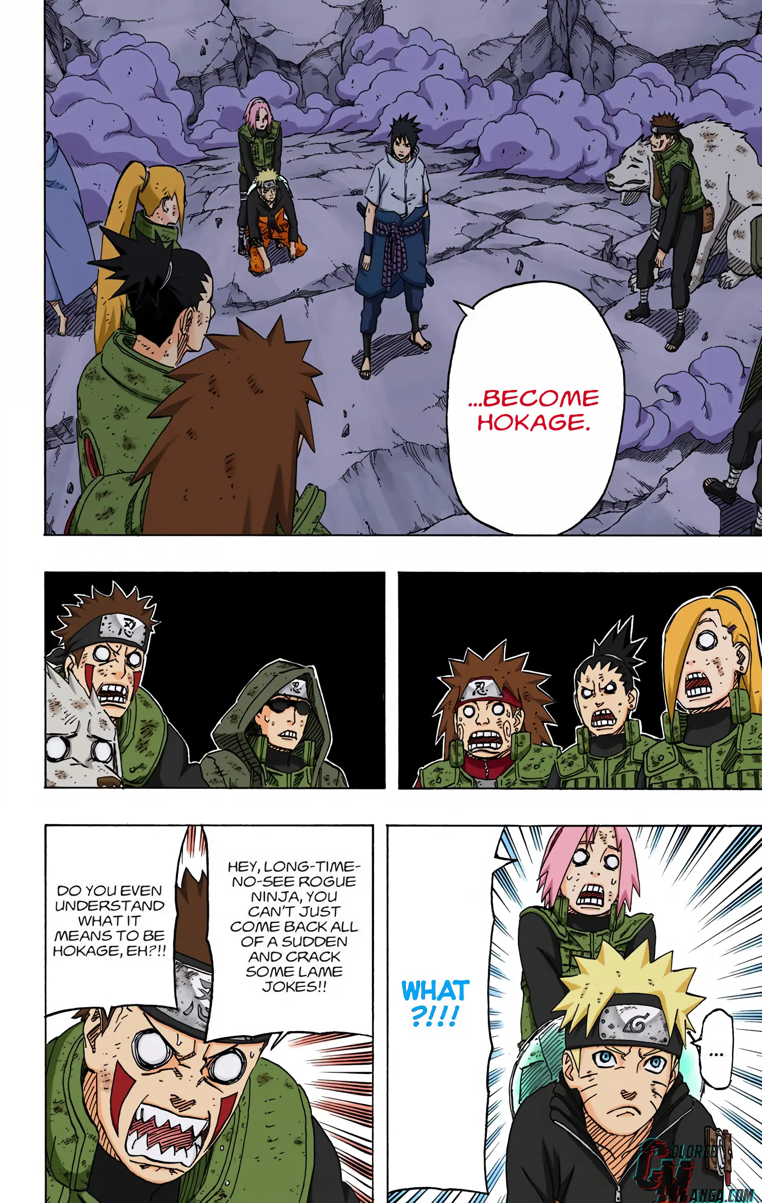 Naruto Colored Manga Online, chapter 631, page 12