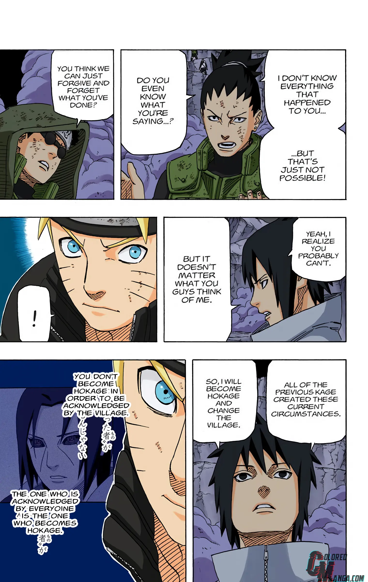 Naruto Colored Manga Online, chapter 631, page 13