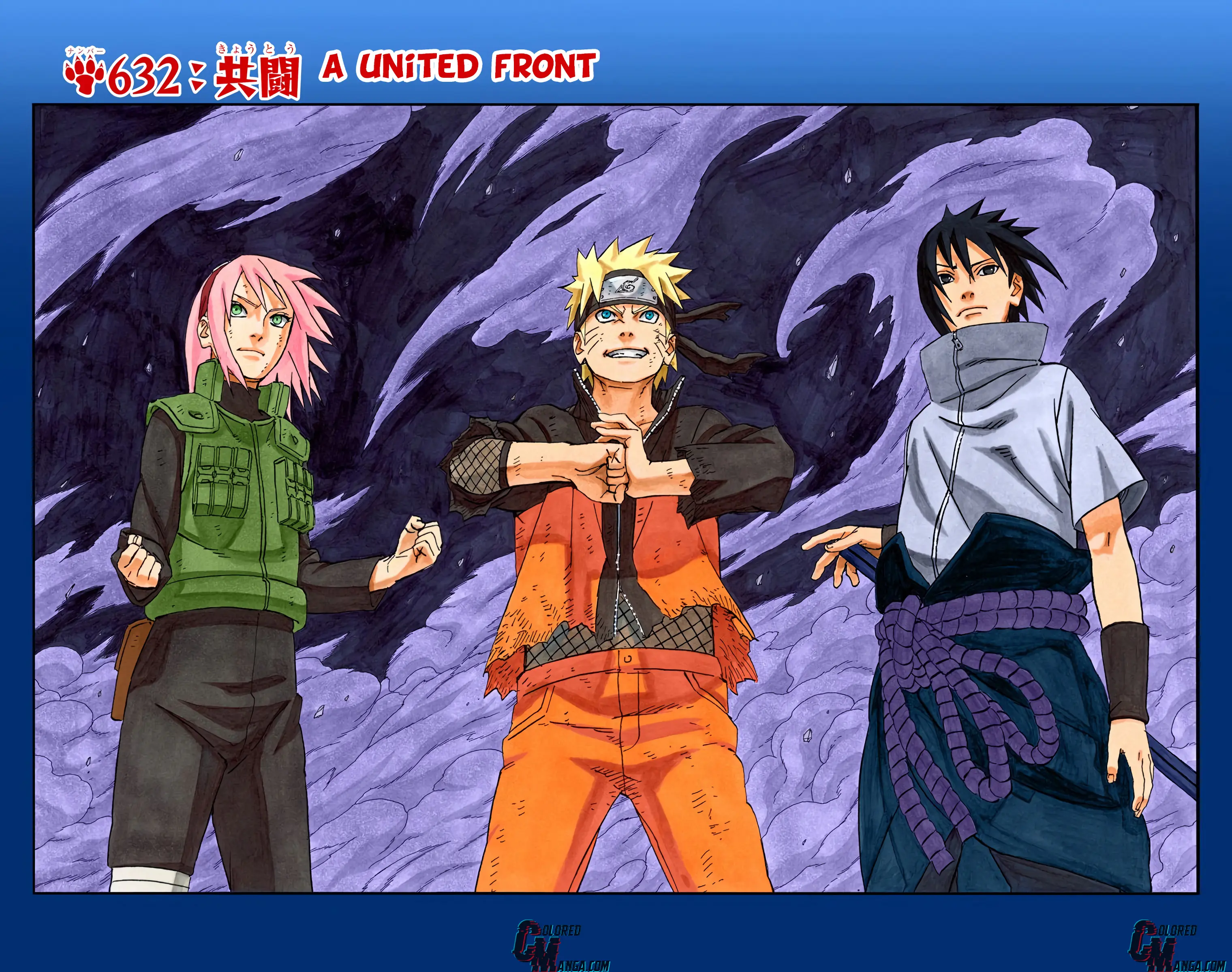 Naruto Colored Manga Online, chapter 632, page 1