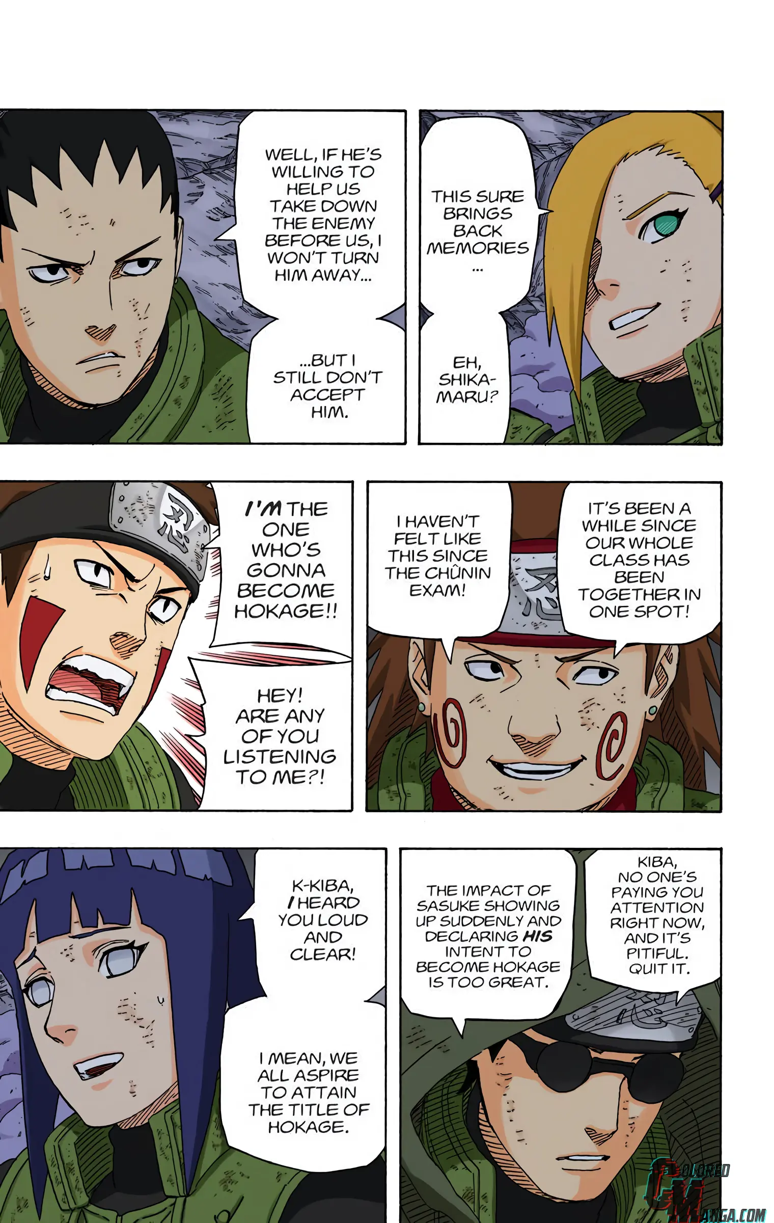 Naruto Colored Manga Online, chapter 632, page 3