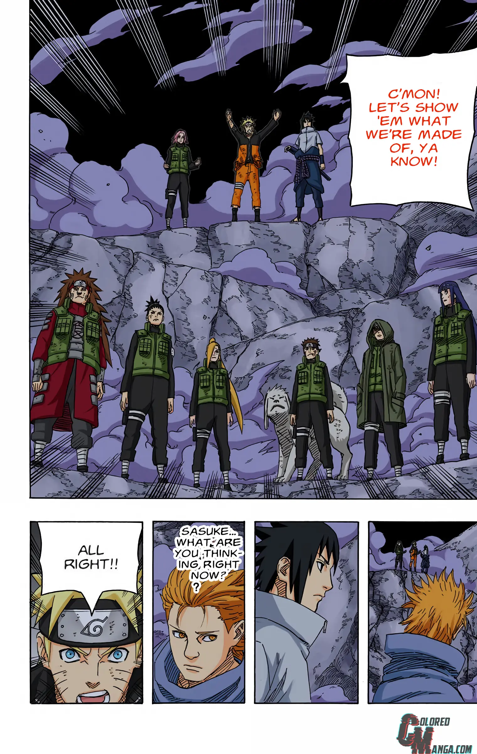 Naruto Colored Manga Online, chapter 632, page 4