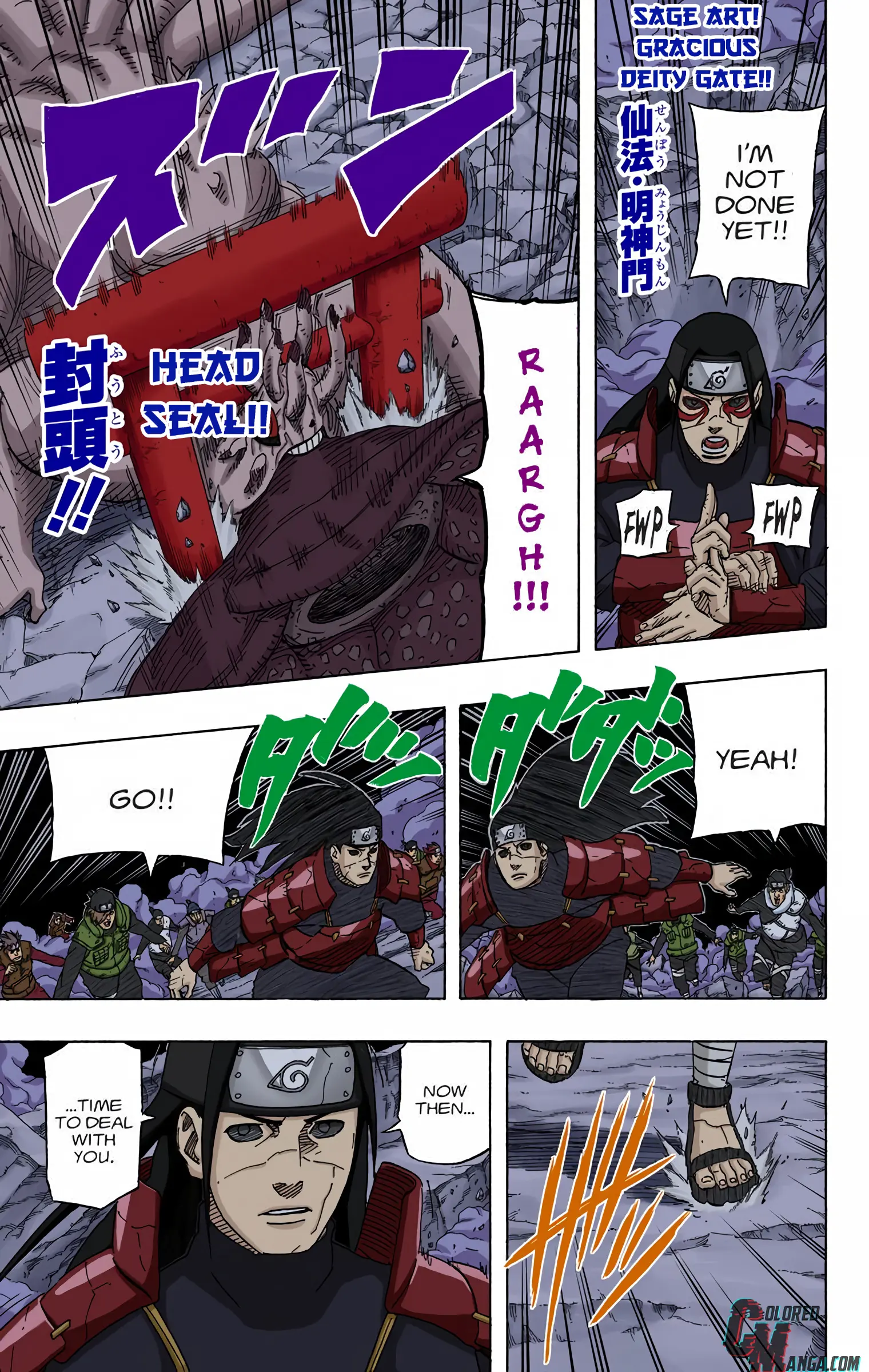 Naruto Colored Manga Online, chapter 632, page 9