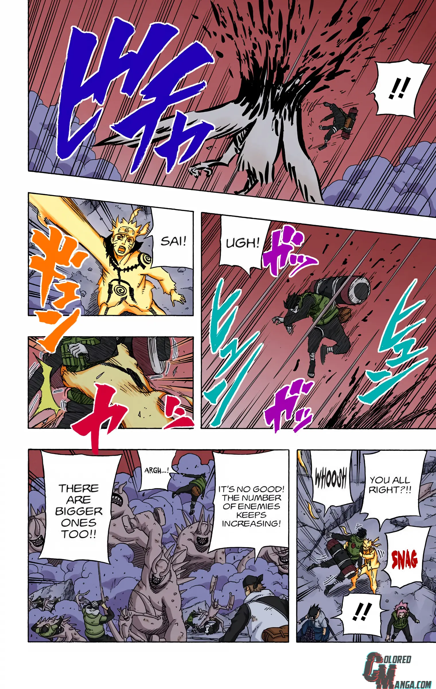 Naruto Colored Manga Online, chapter 633, page 14