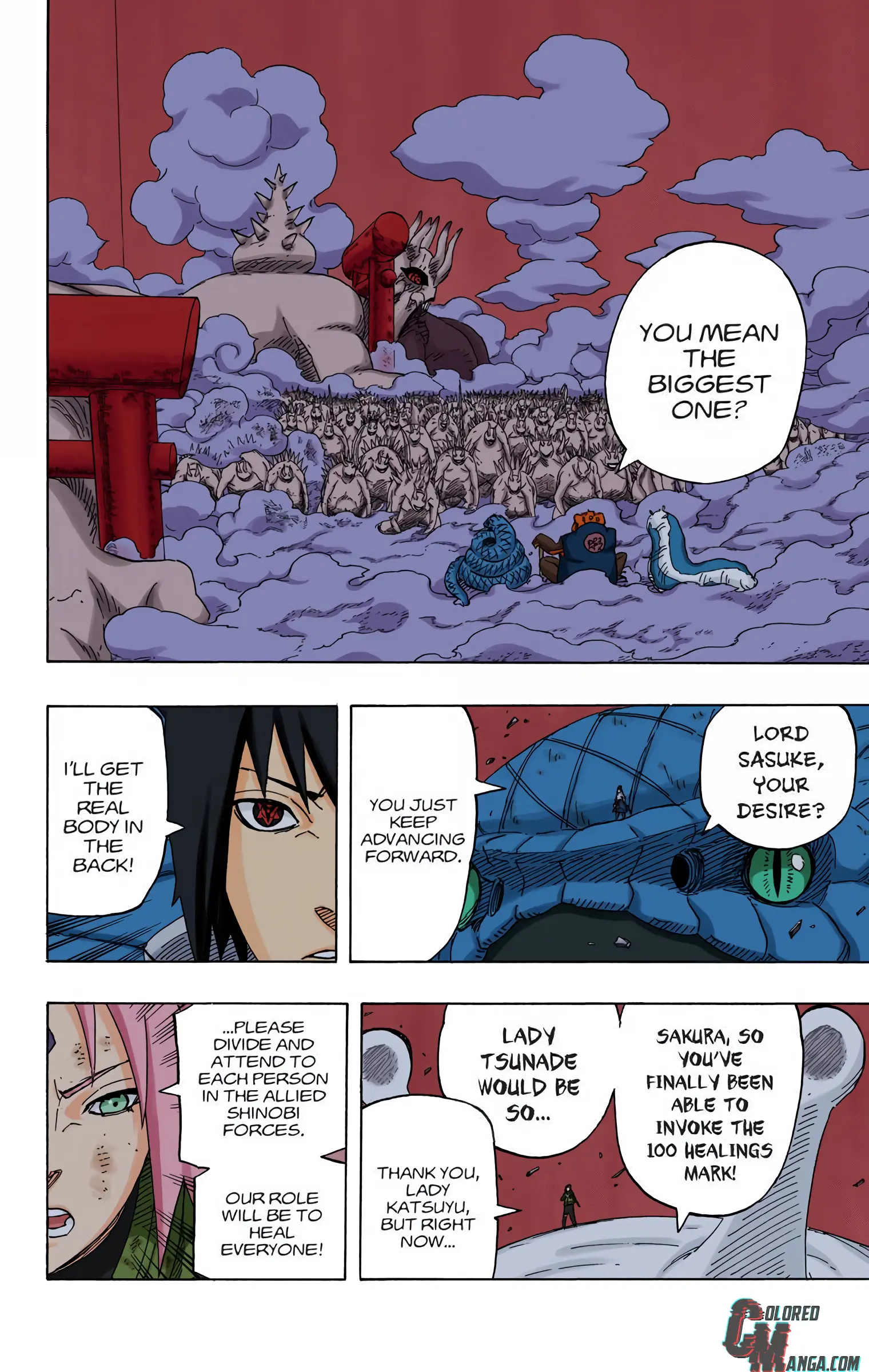 Naruto Colored Manga Online, chapter 634, page 2