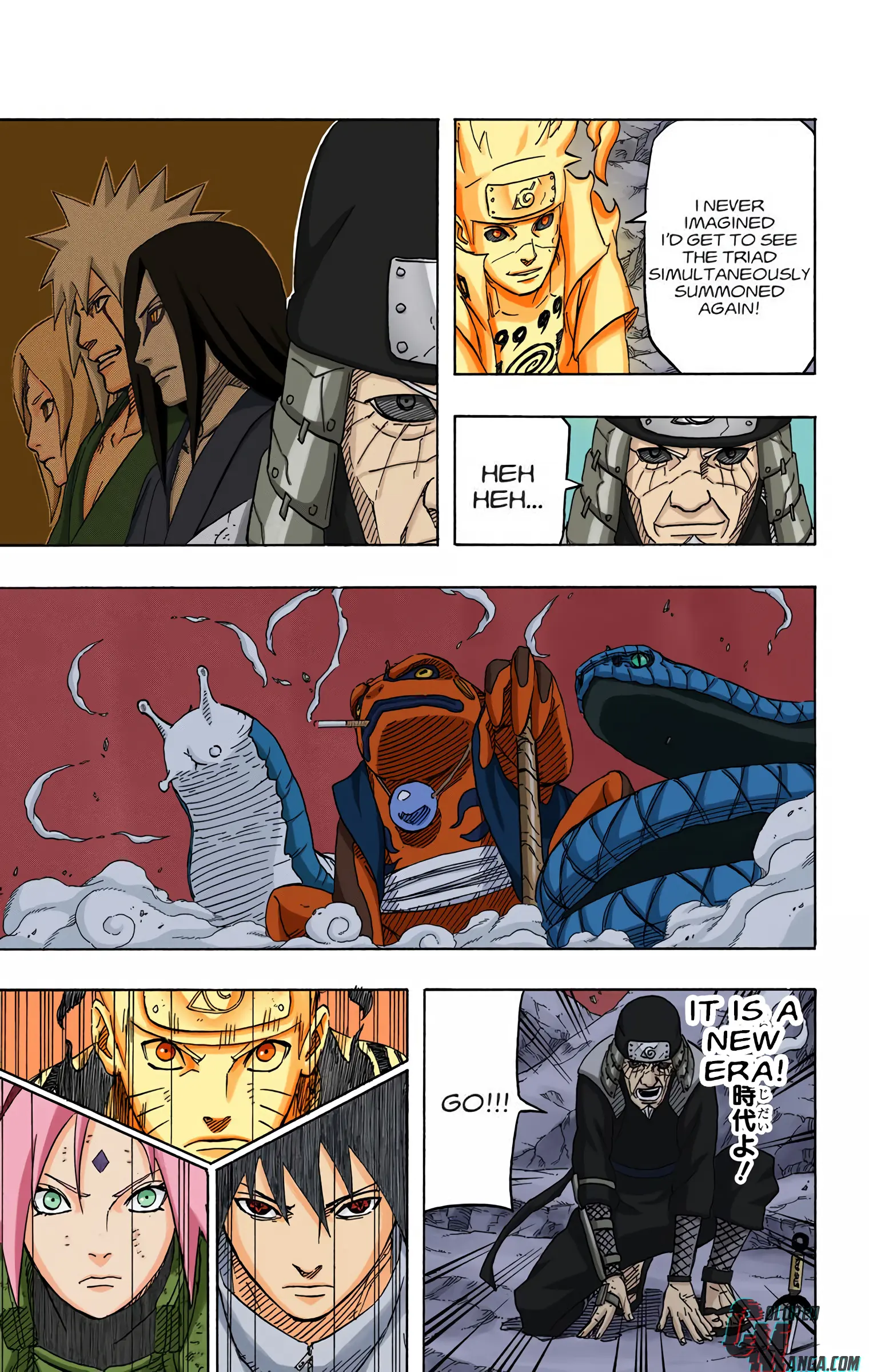 Naruto Colored Manga Online, chapter 634, page 3