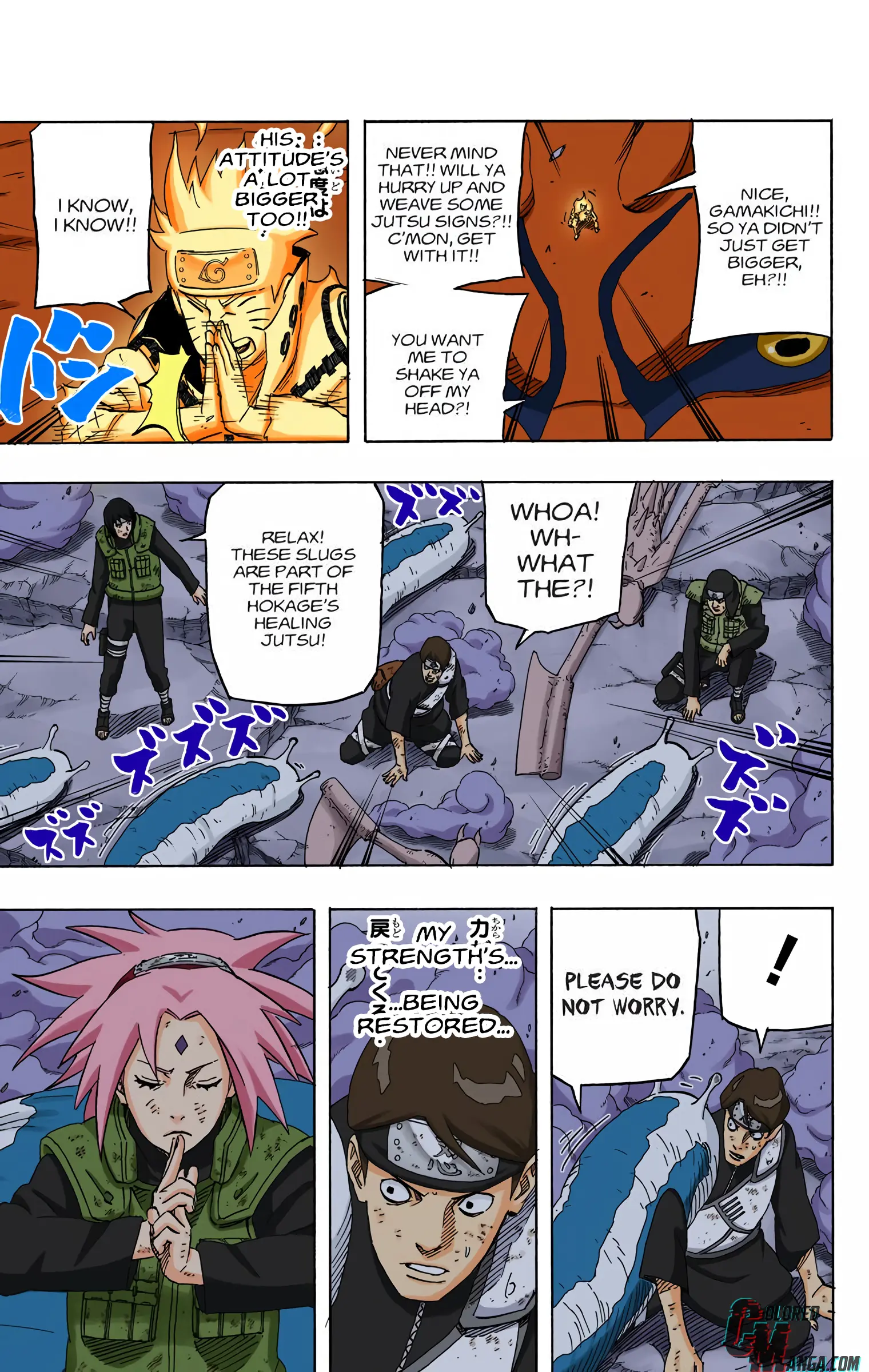 Naruto Colored Manga Online, chapter 634, page 7