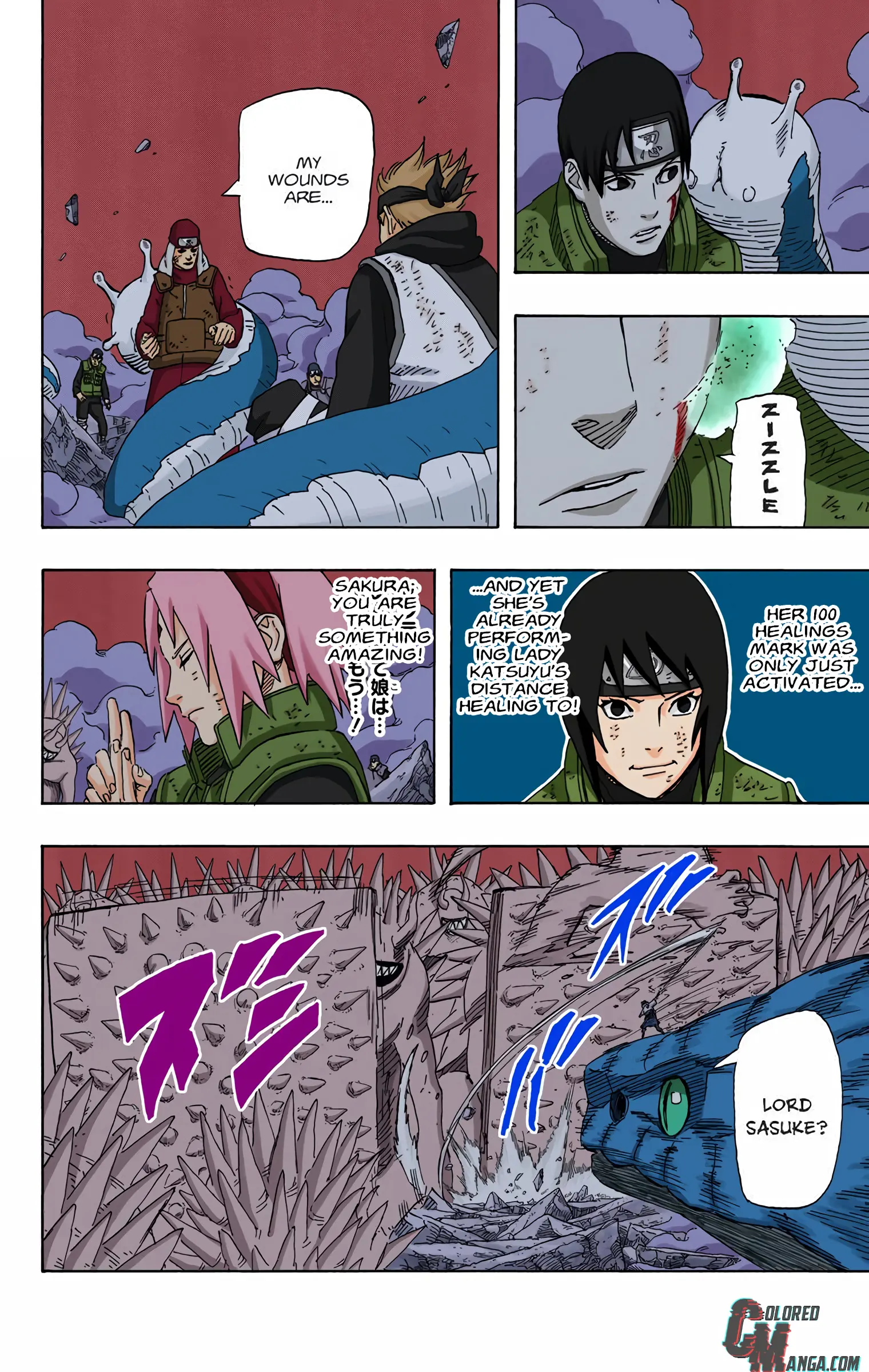 Naruto Colored Manga Online, chapter 634, page 8