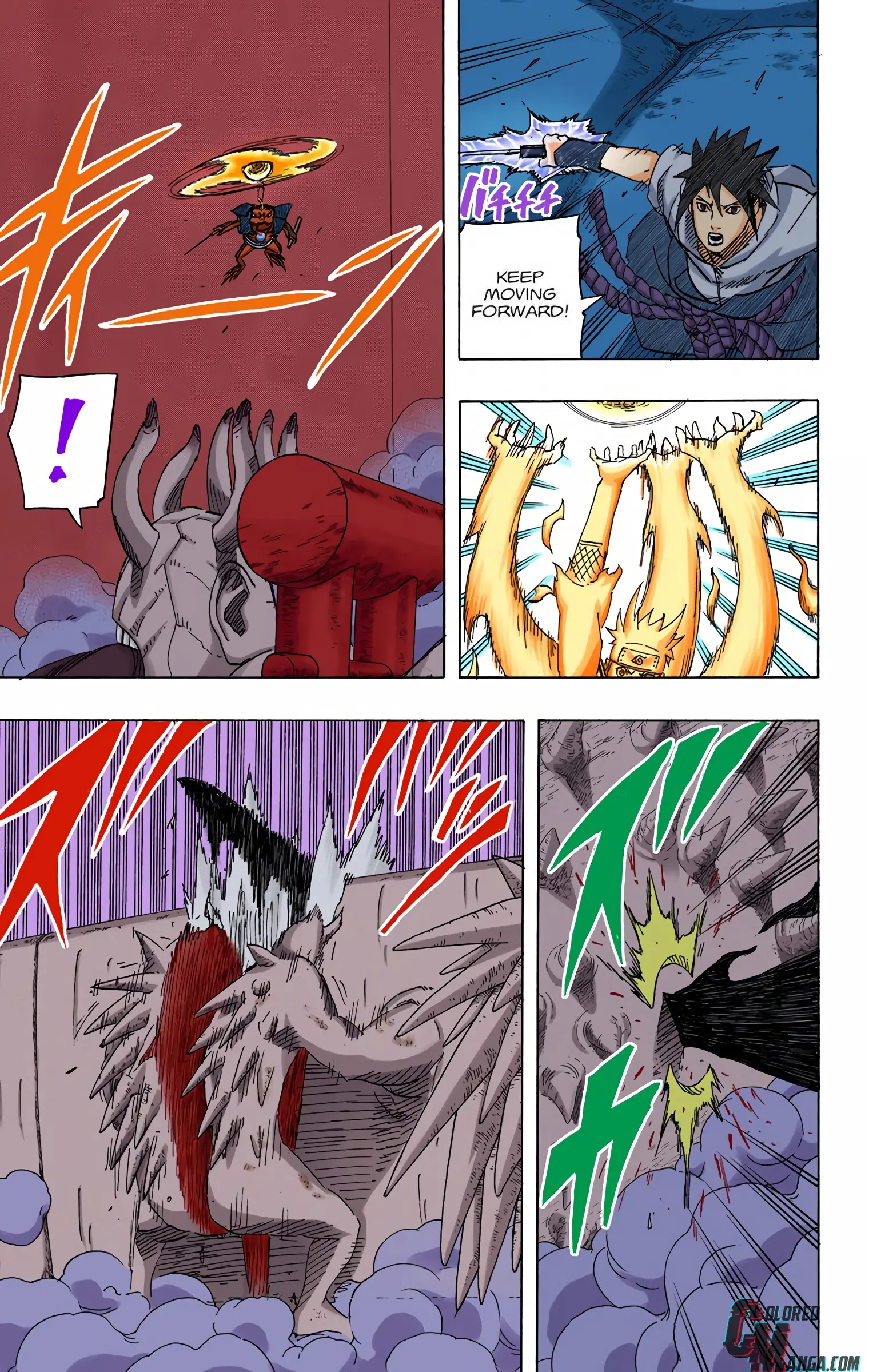 Naruto Colored Manga Online, chapter 634, page 9