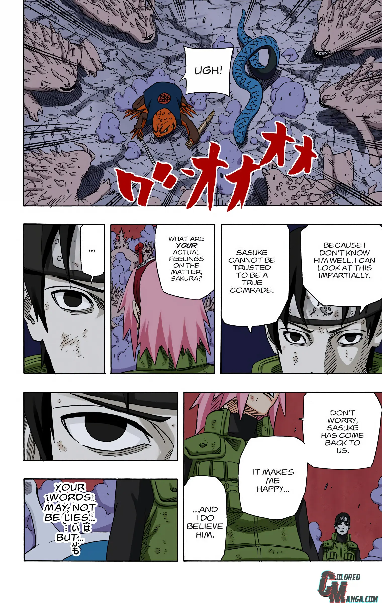 Naruto Colored Manga Online, chapter 635, page 14
