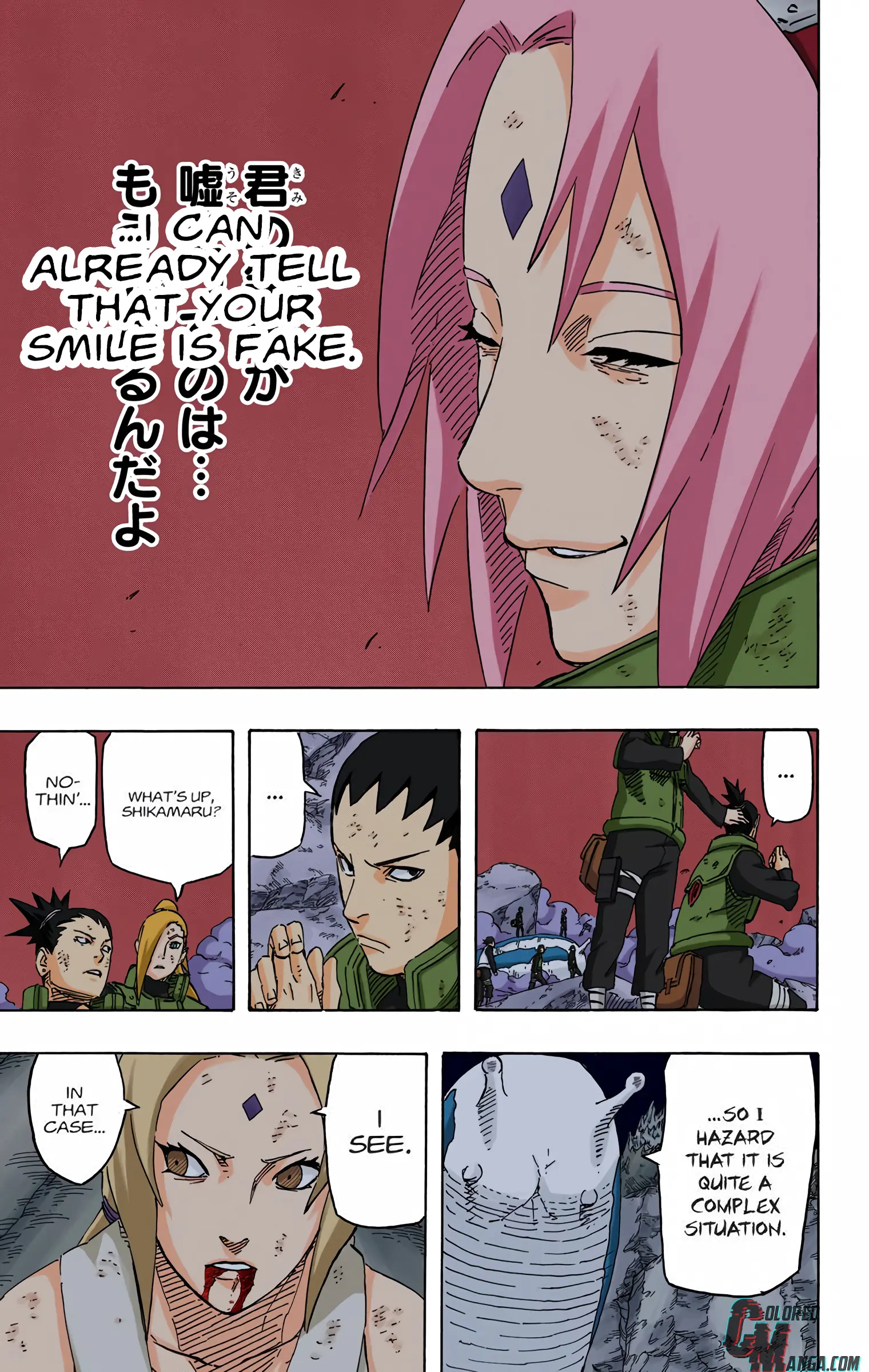 Naruto Colored Manga Online, chapter 635, page 15