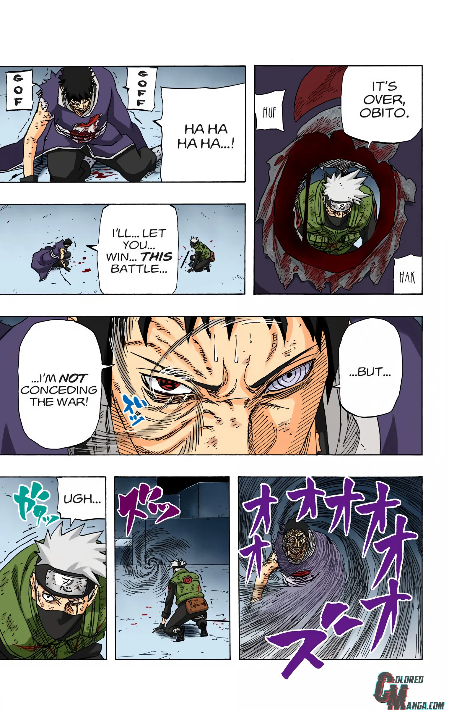 Naruto Colored Manga Online, chapter 636, page 12