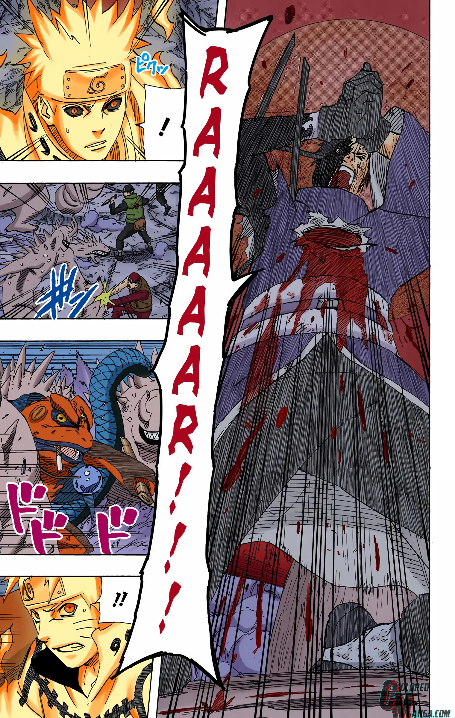 Naruto Colored Manga Online, chapter 636, page 16