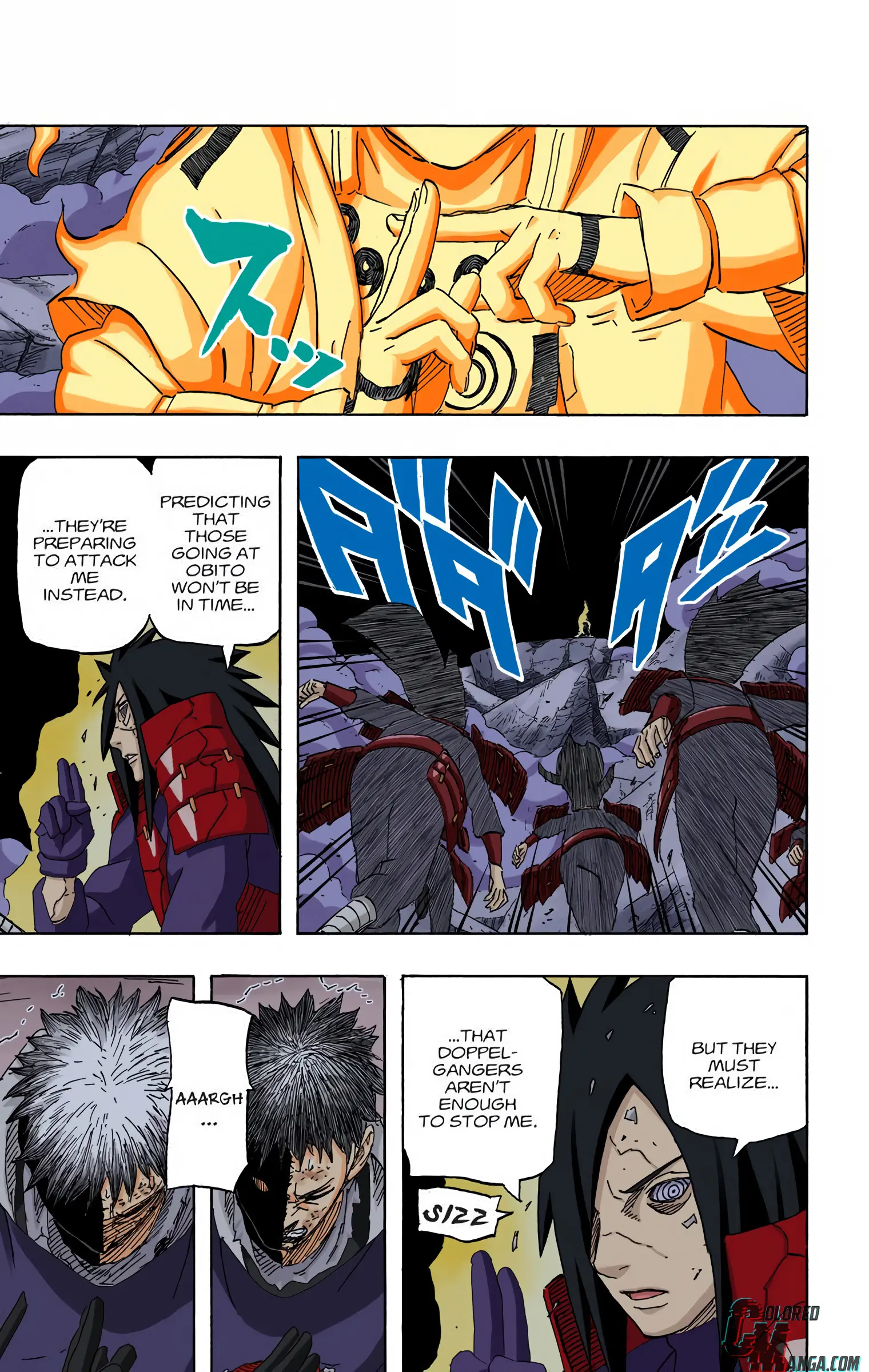 Naruto Colored Manga Online, chapter 637, page 5