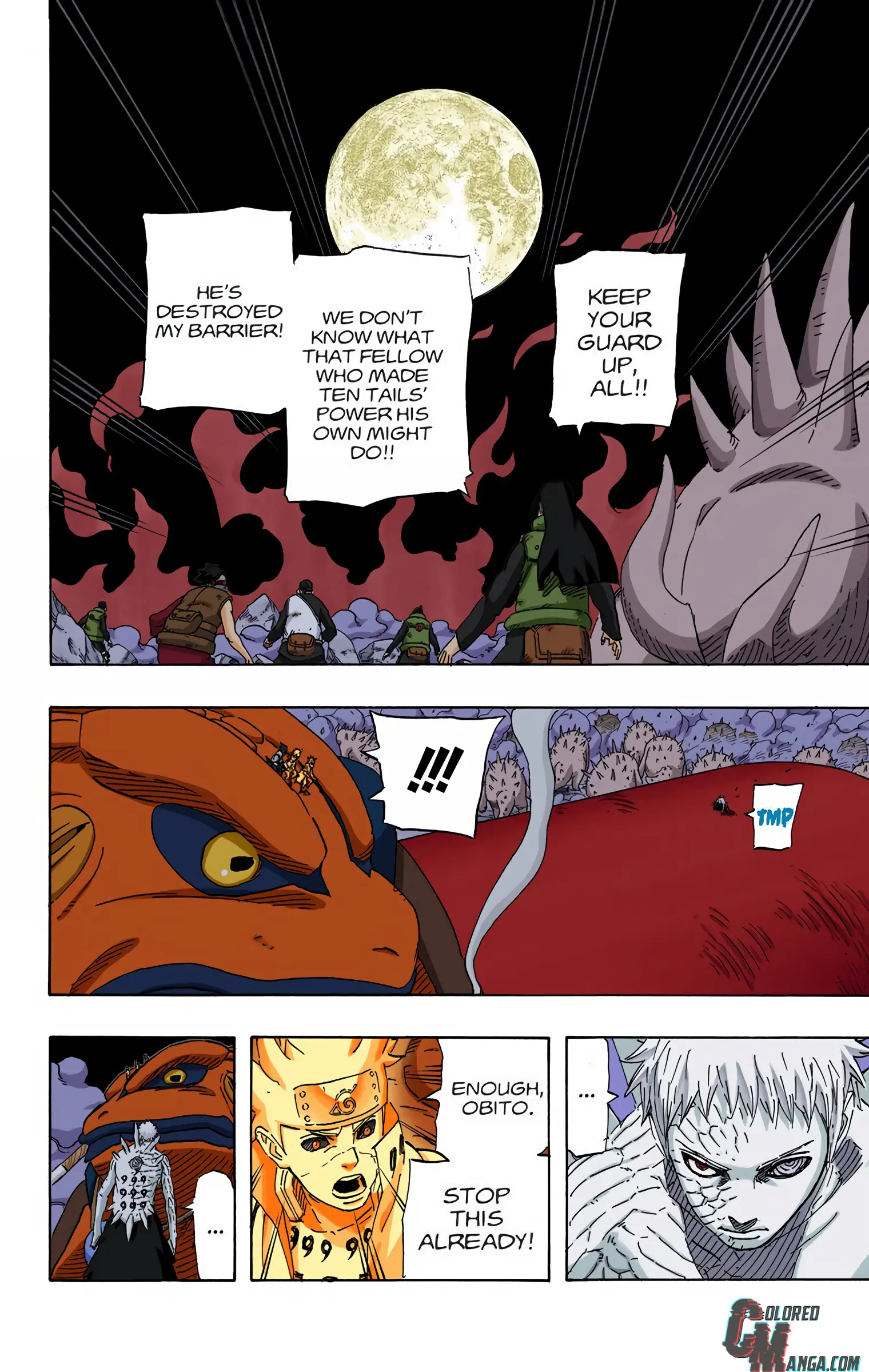 Naruto Colored Manga Online, chapter 638, page 20