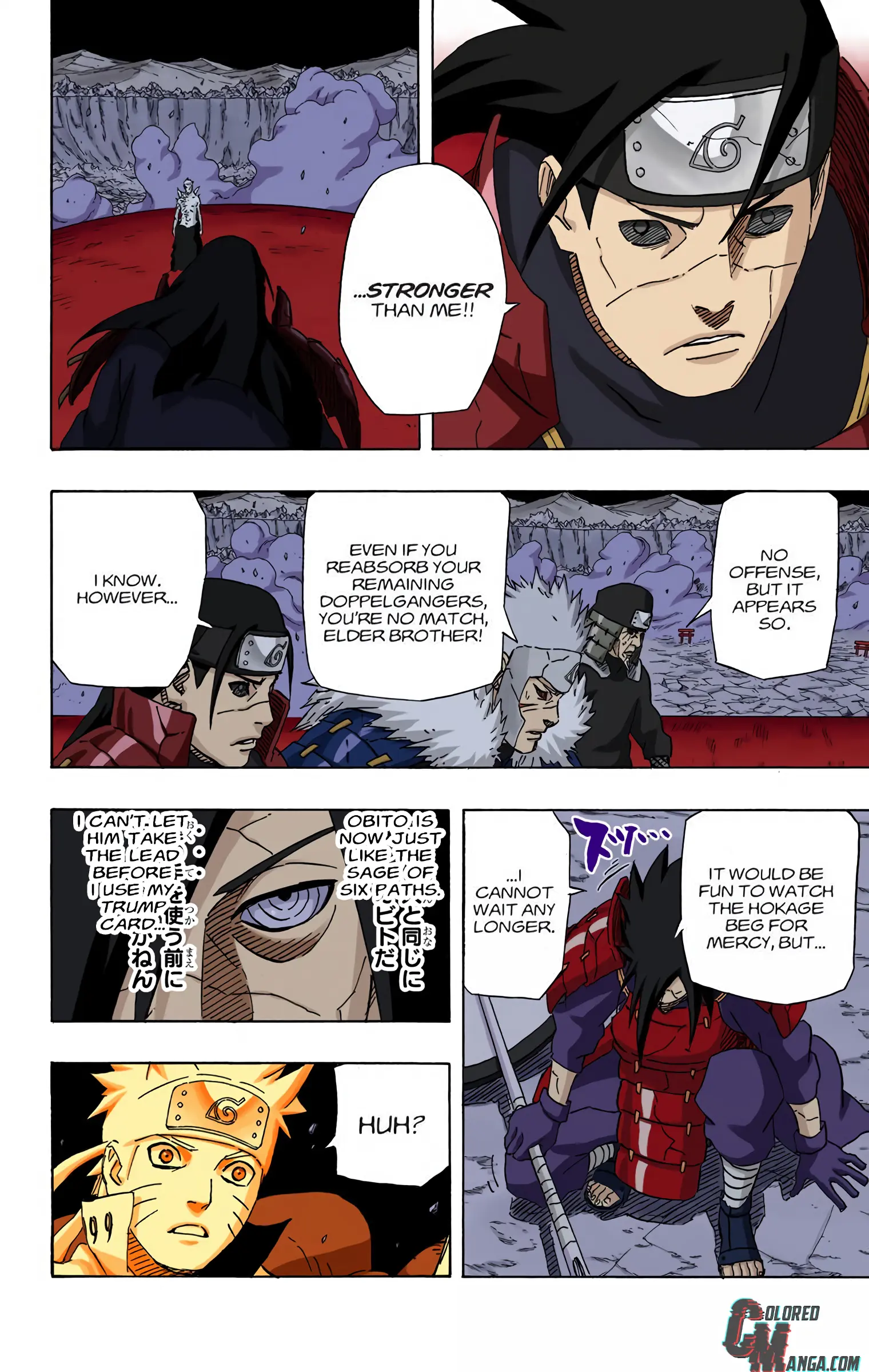 Naruto Colored Manga Online, chapter 638, page 22