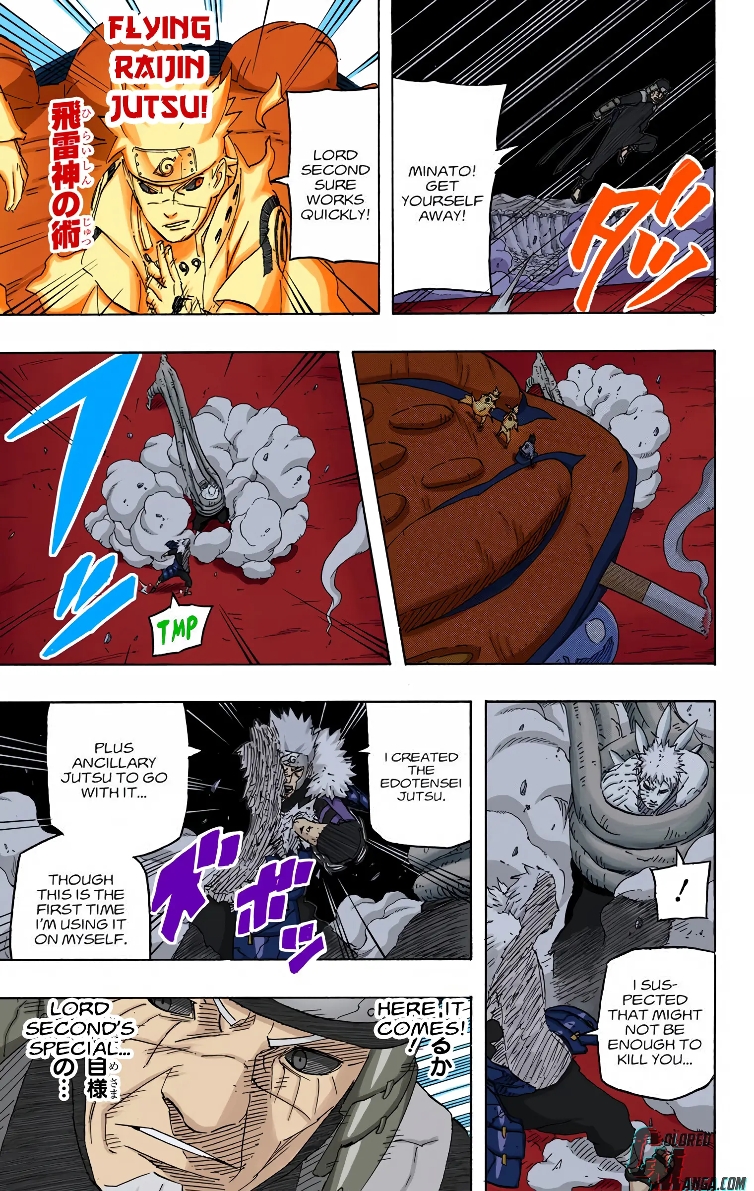 Naruto Colored Manga Online, chapter 639, page 3