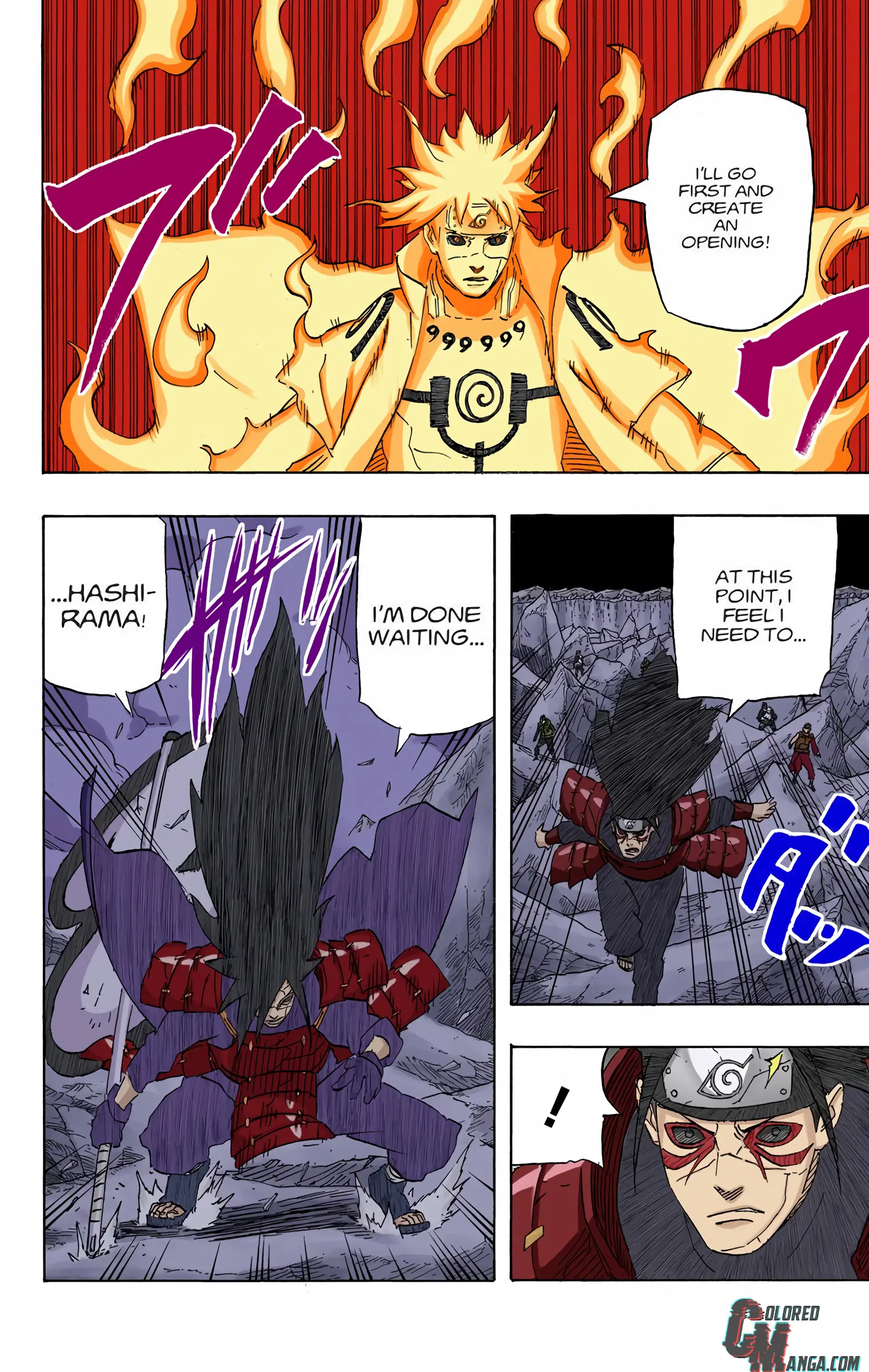 Naruto Colored Manga Online, chapter 639, page 10