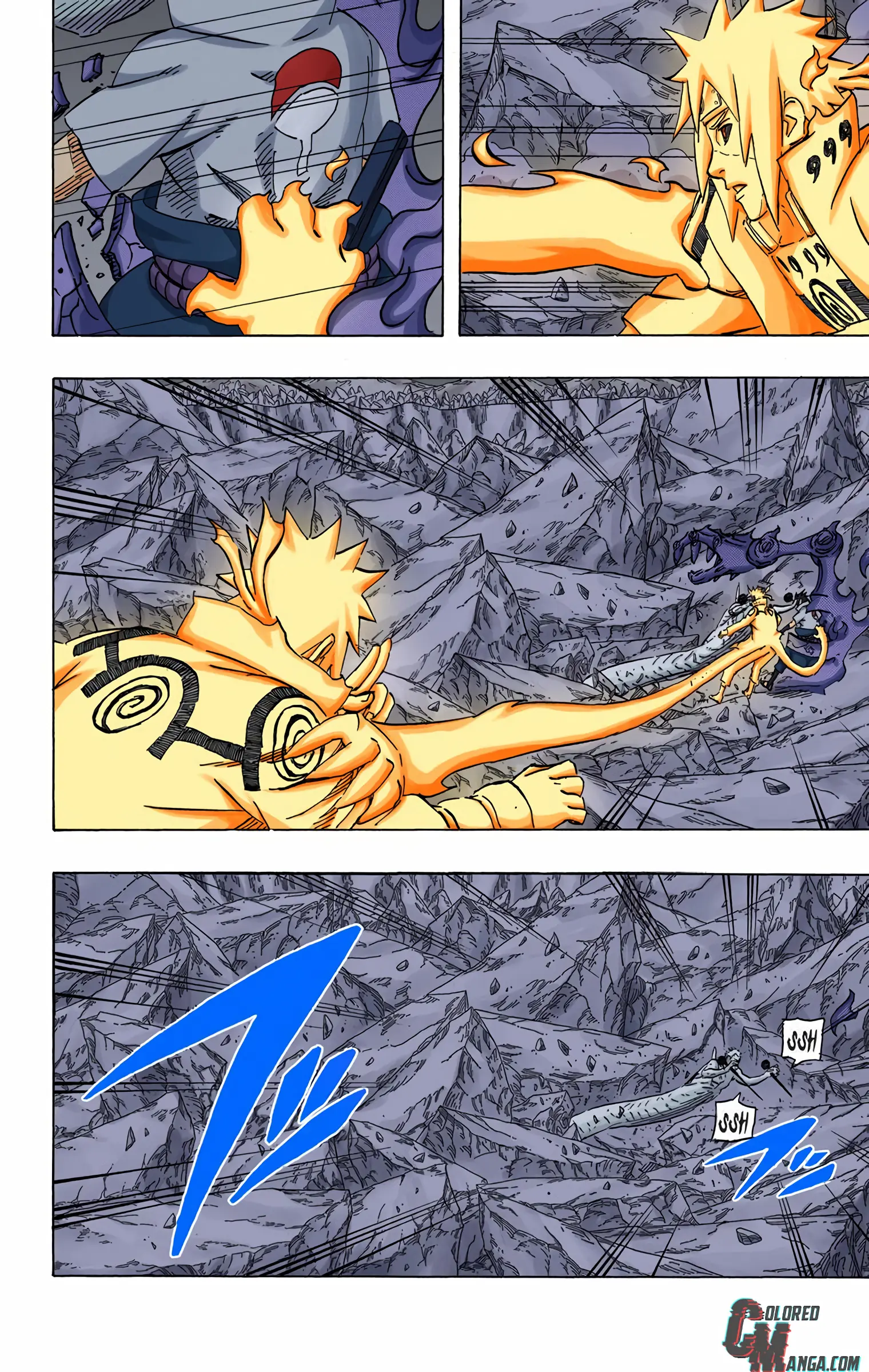 Naruto Colored Manga Online, chapter 640, page 2