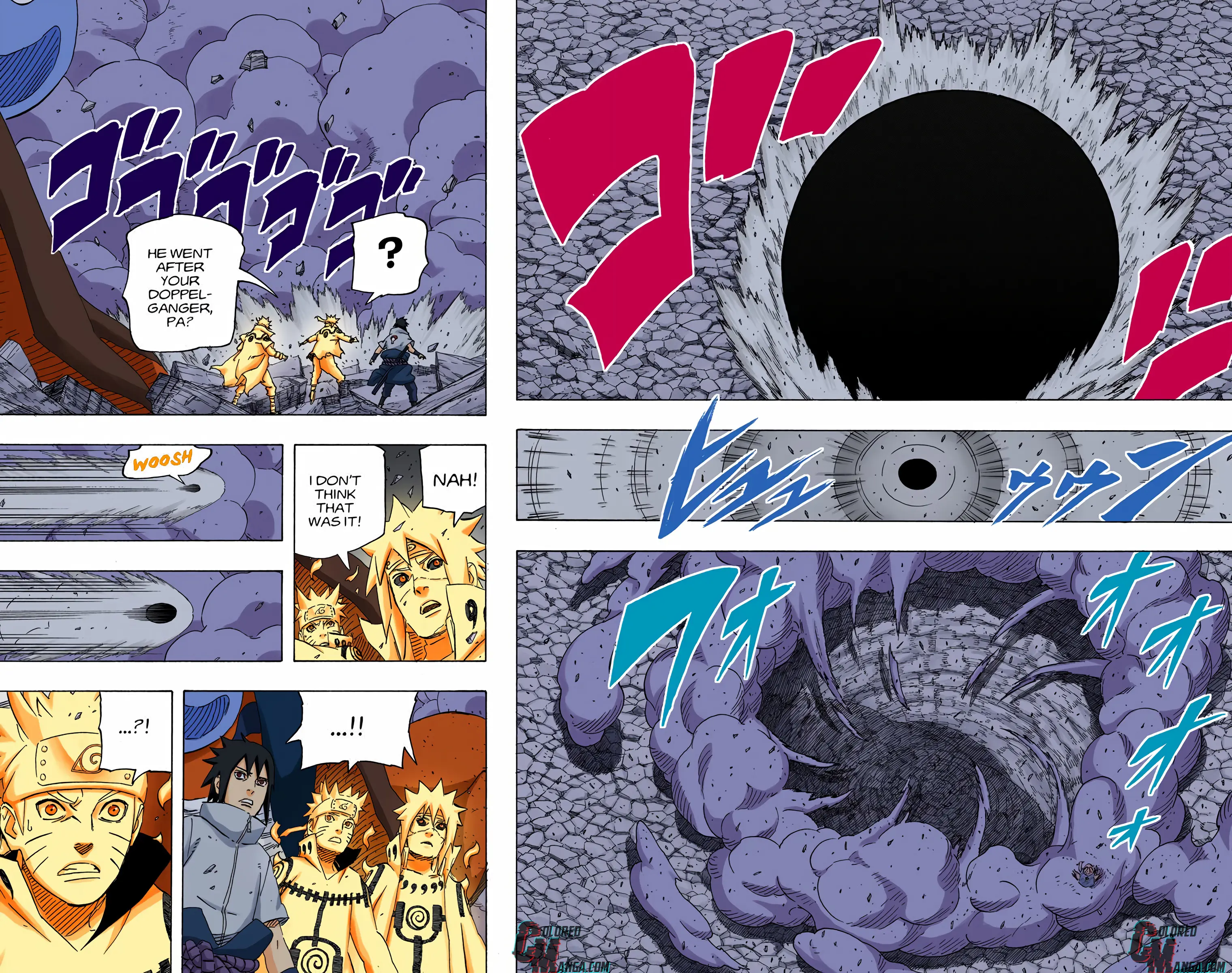 Naruto Colored Manga Online, chapter 640, page 6