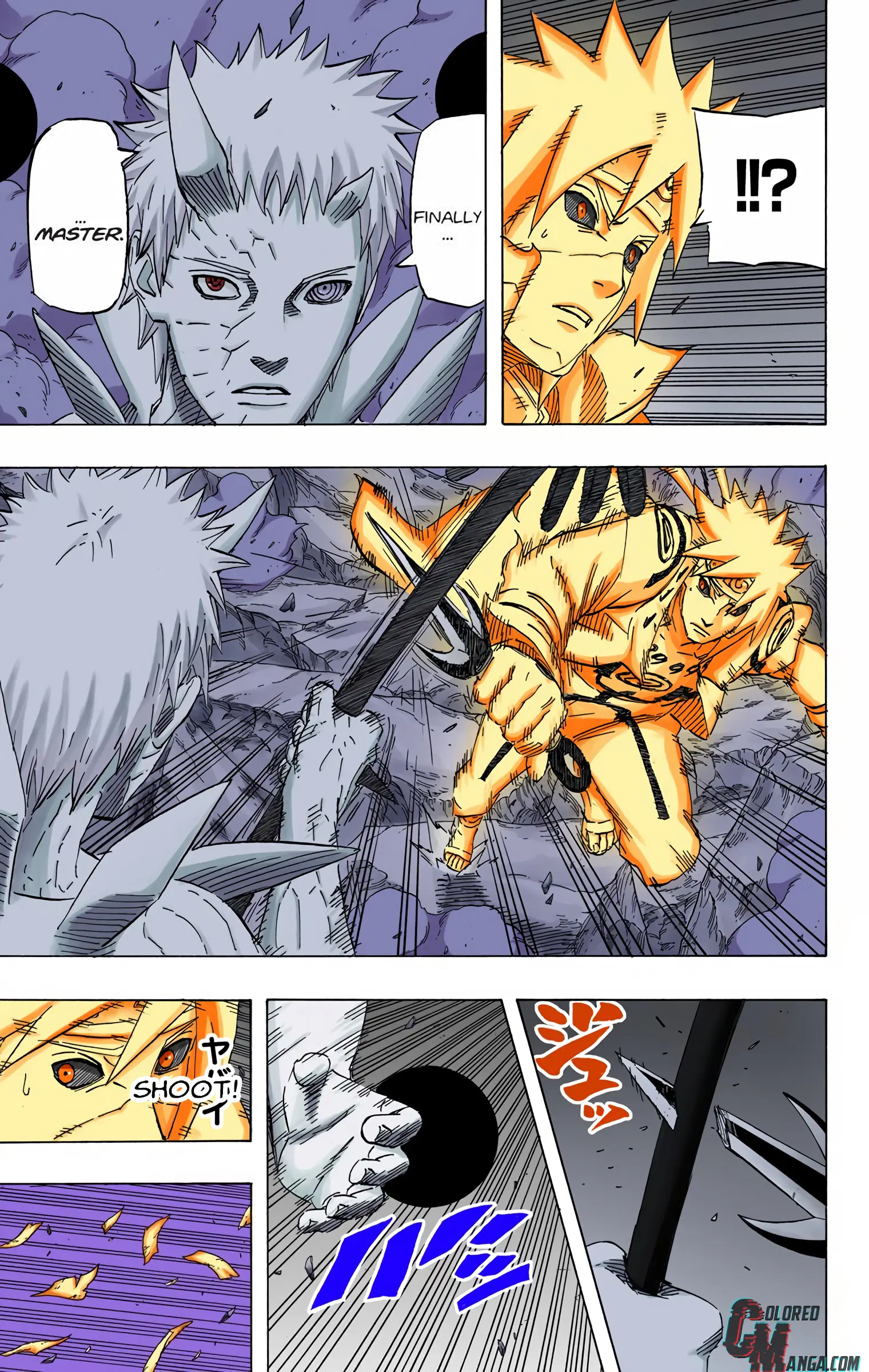 Naruto Colored Manga Online, chapter 640, page 14