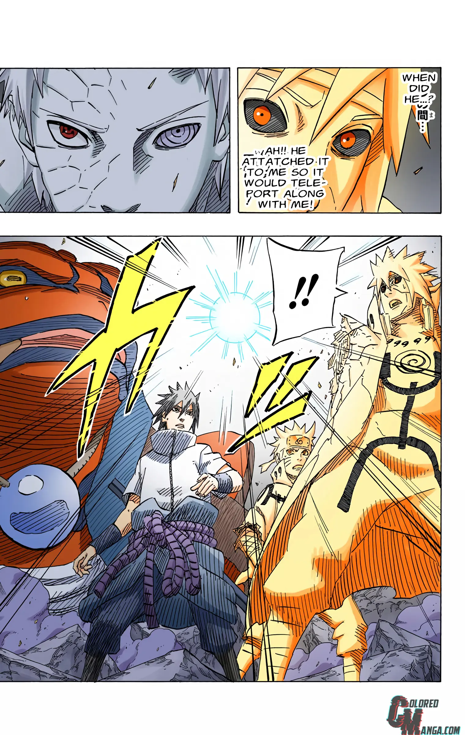 Naruto Colored Manga Online, chapter 640, page 16