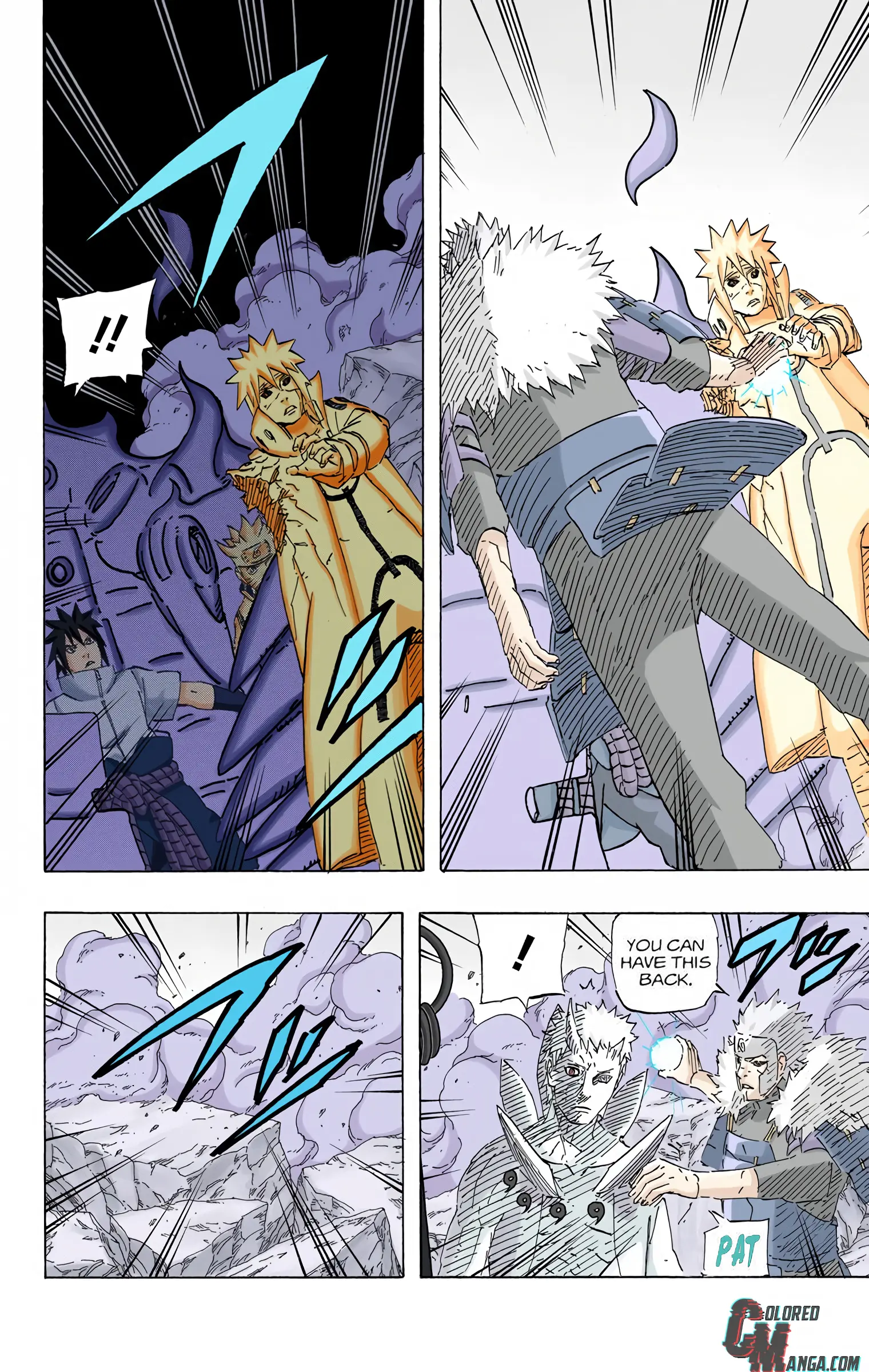 Naruto Colored Manga Online, chapter 641, page 2
