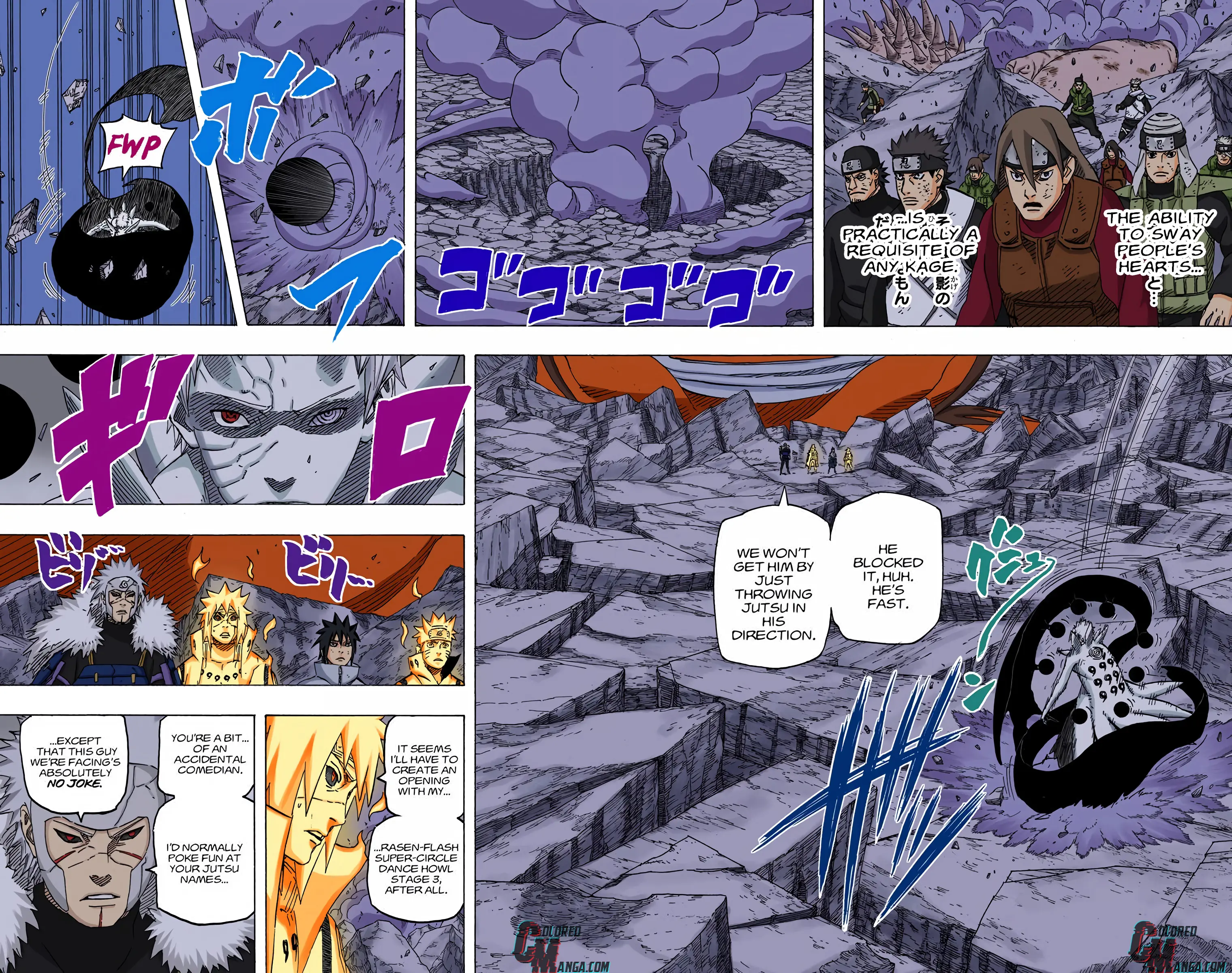 Naruto Colored Manga Online, chapter 641, page 7