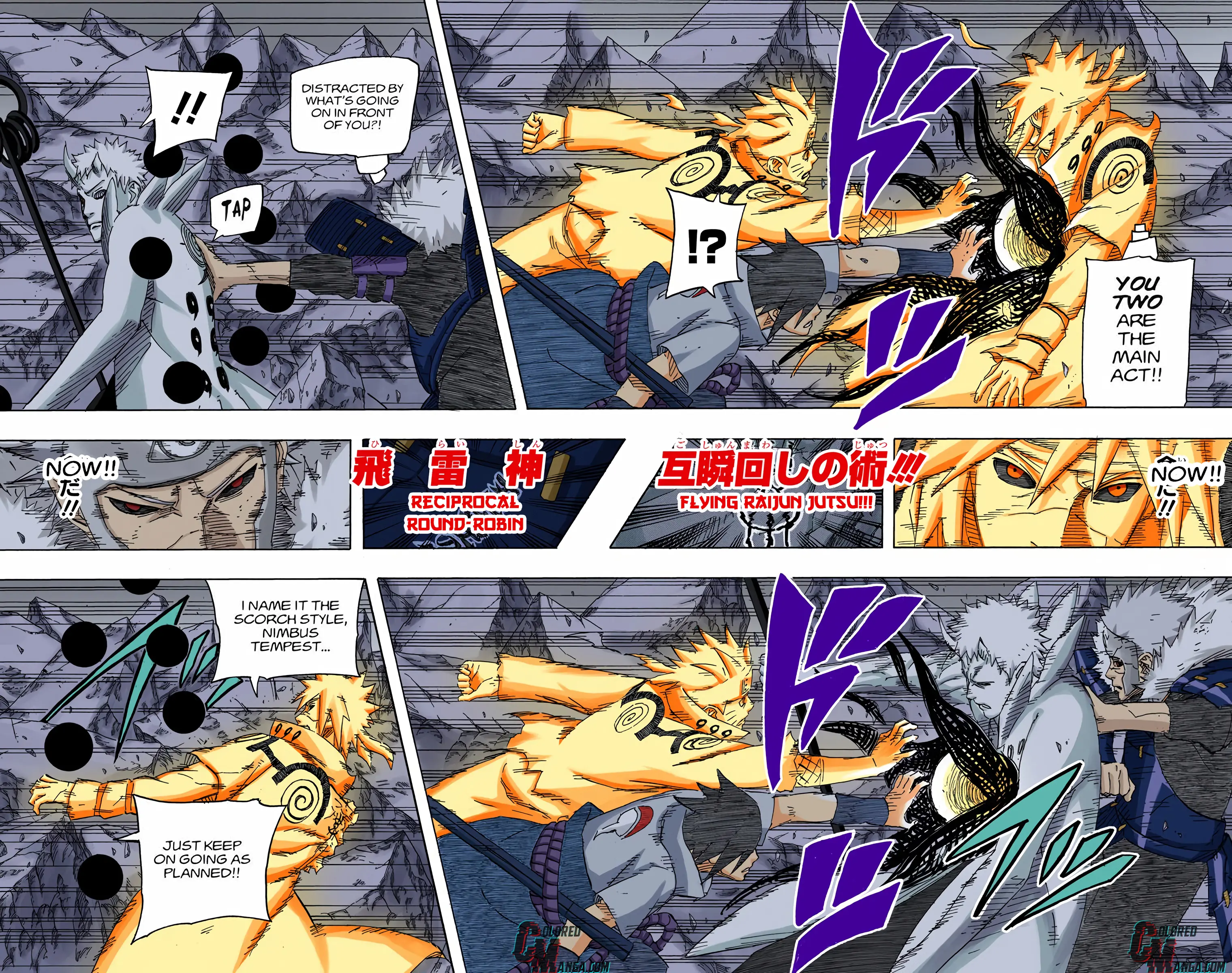 Naruto Colored Manga Online, chapter 641, page 11