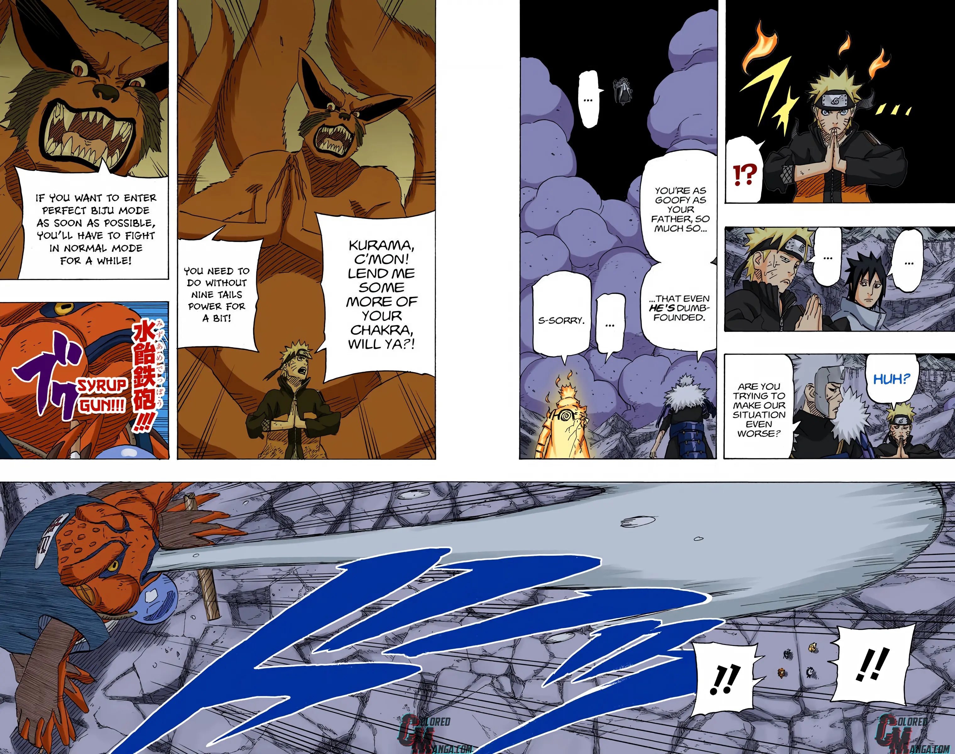 Naruto Colored Manga Online, chapter 642, page 6