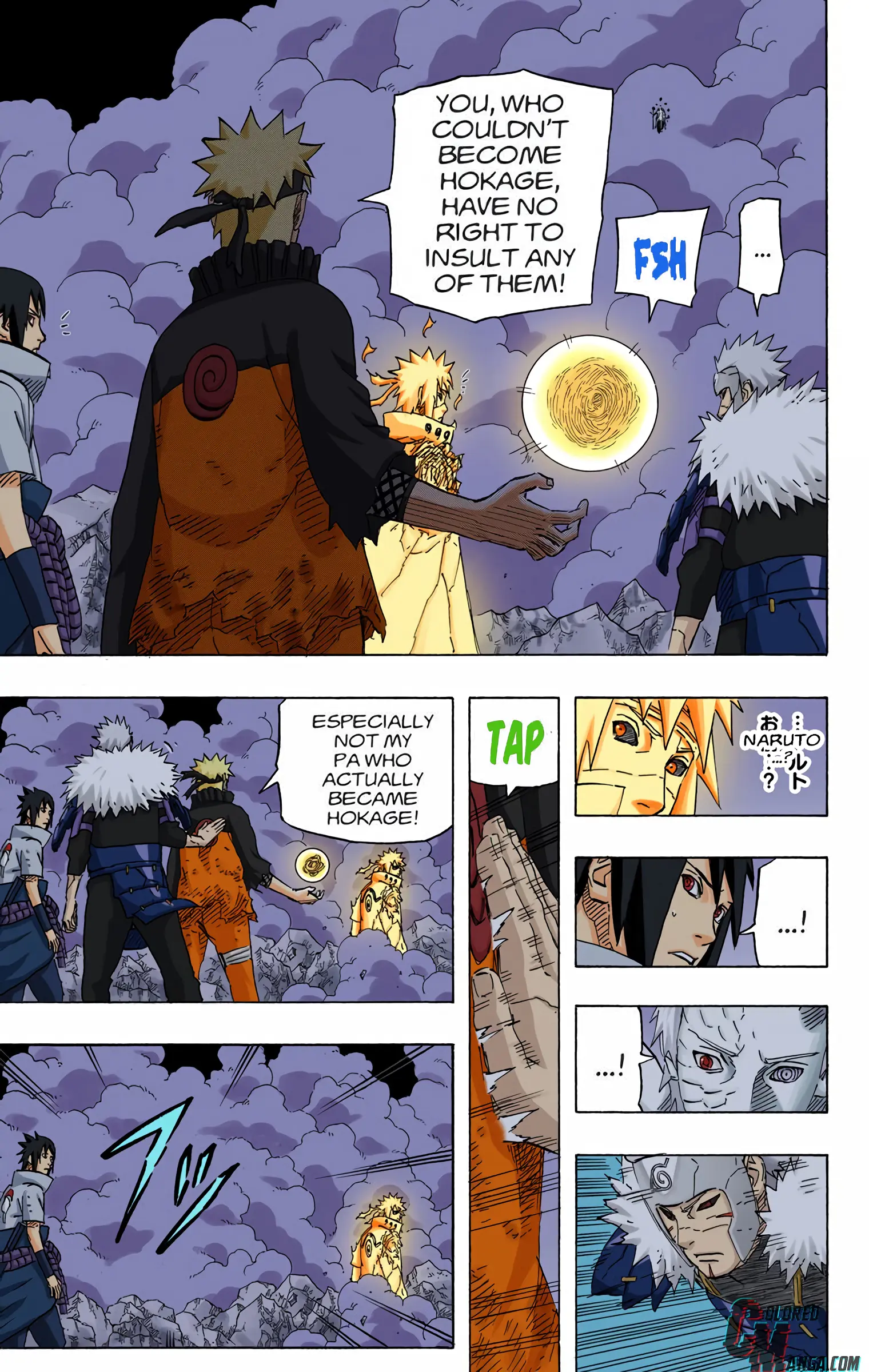 Naruto Colored Manga Online, chapter 642, page 12