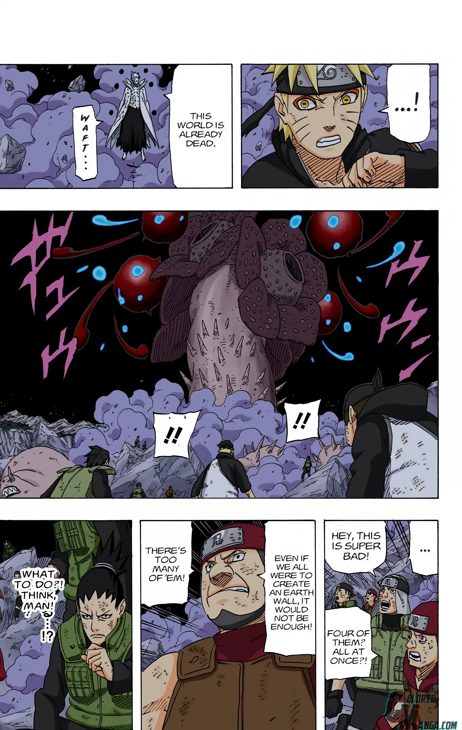 Naruto Colored Manga Online, chapter 643, page 7