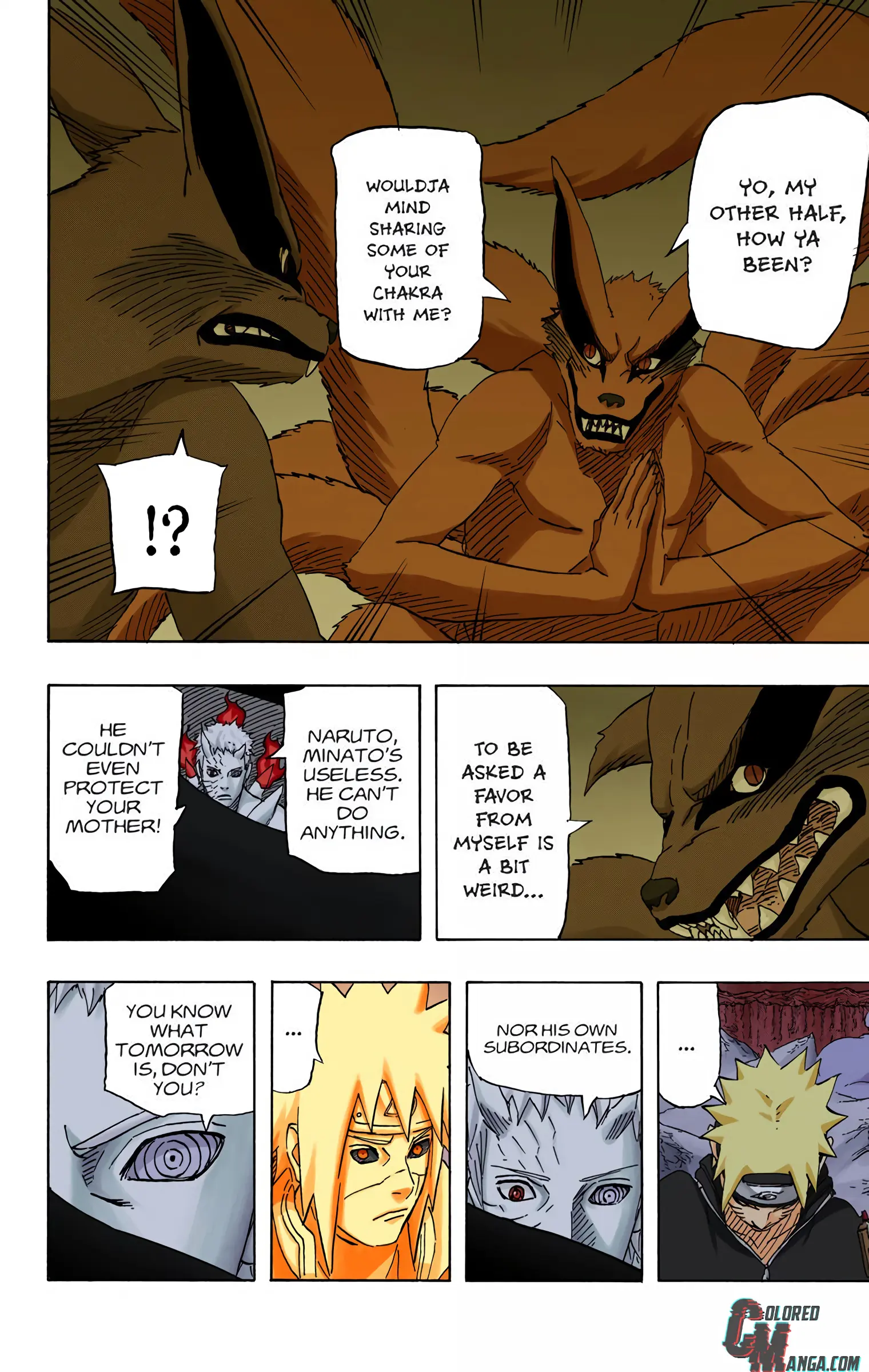 Naruto Colored Manga Online, chapter 643, page 13