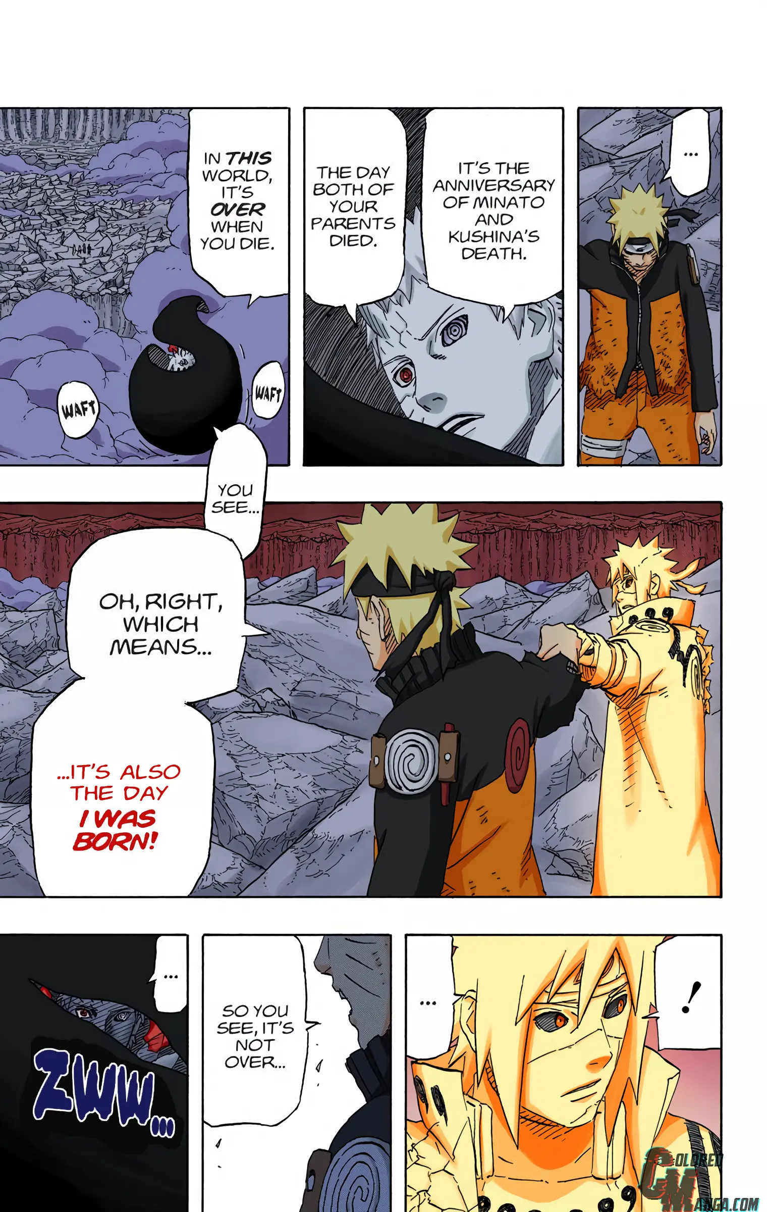 Naruto Colored Manga Online, chapter 643, page 14