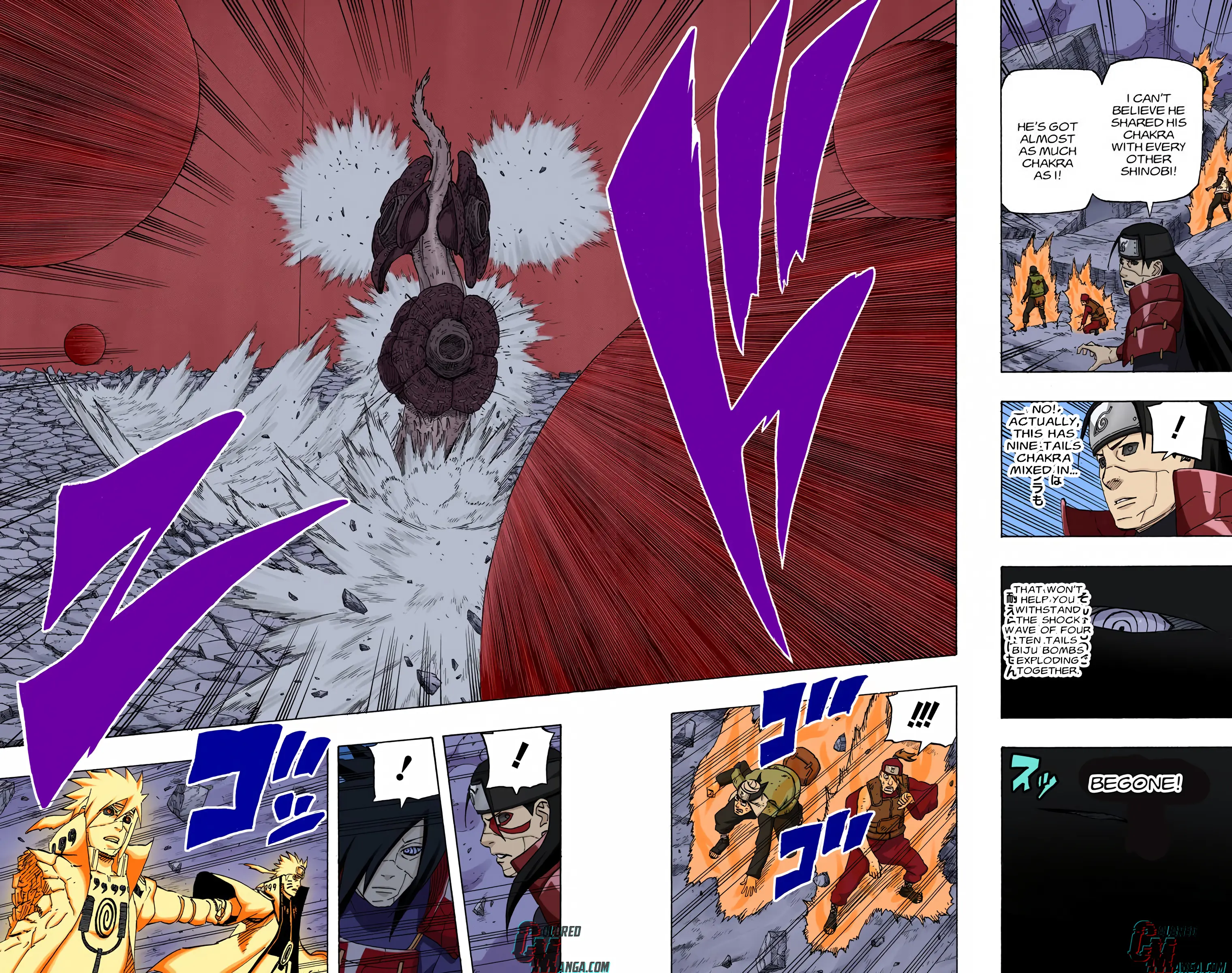 Naruto Colored Manga Online, chapter 644, page 8