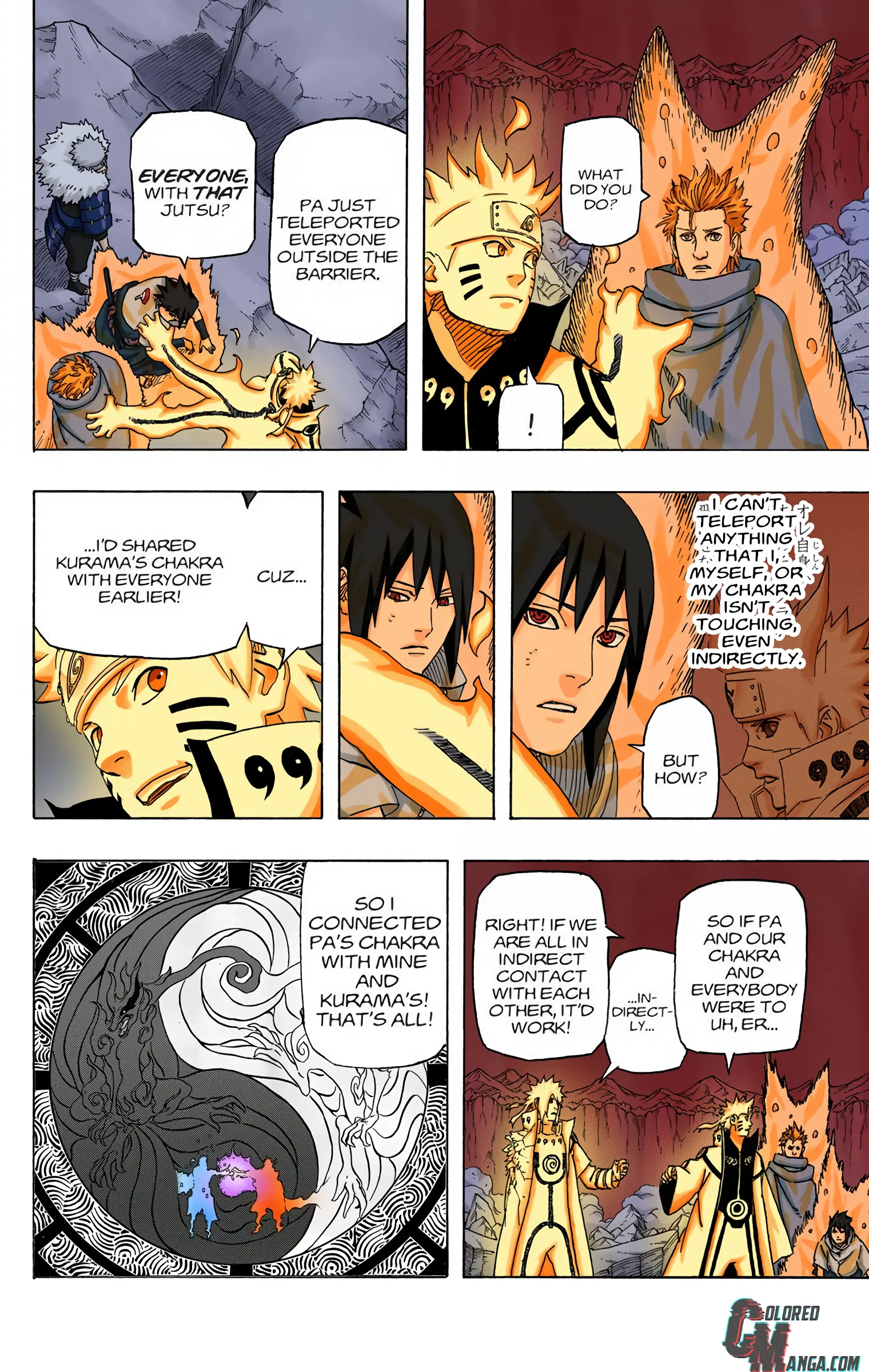 Naruto Colored Manga Online, chapter 644, page 12