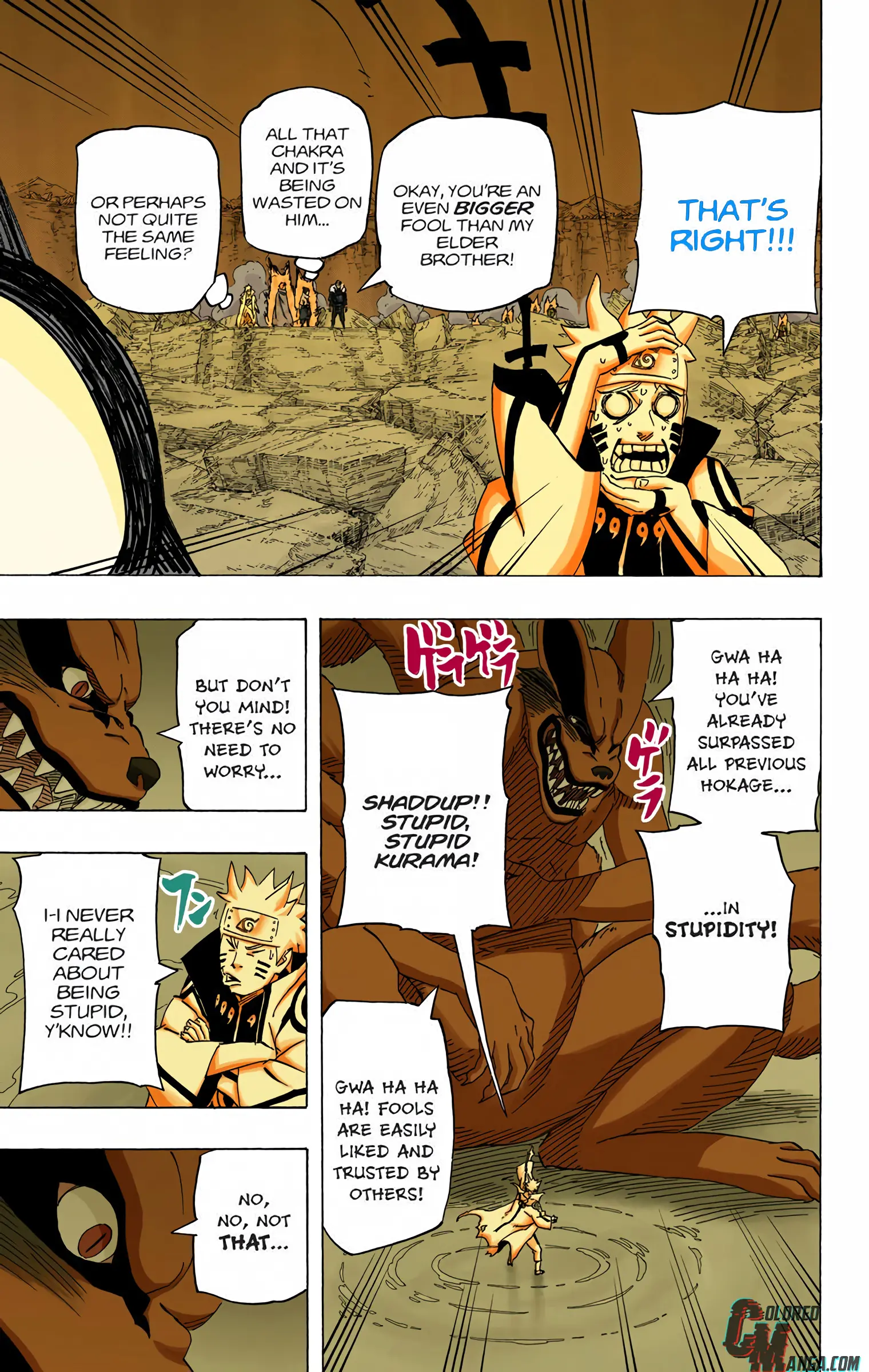 Naruto Colored Manga Online, chapter 645, page 3