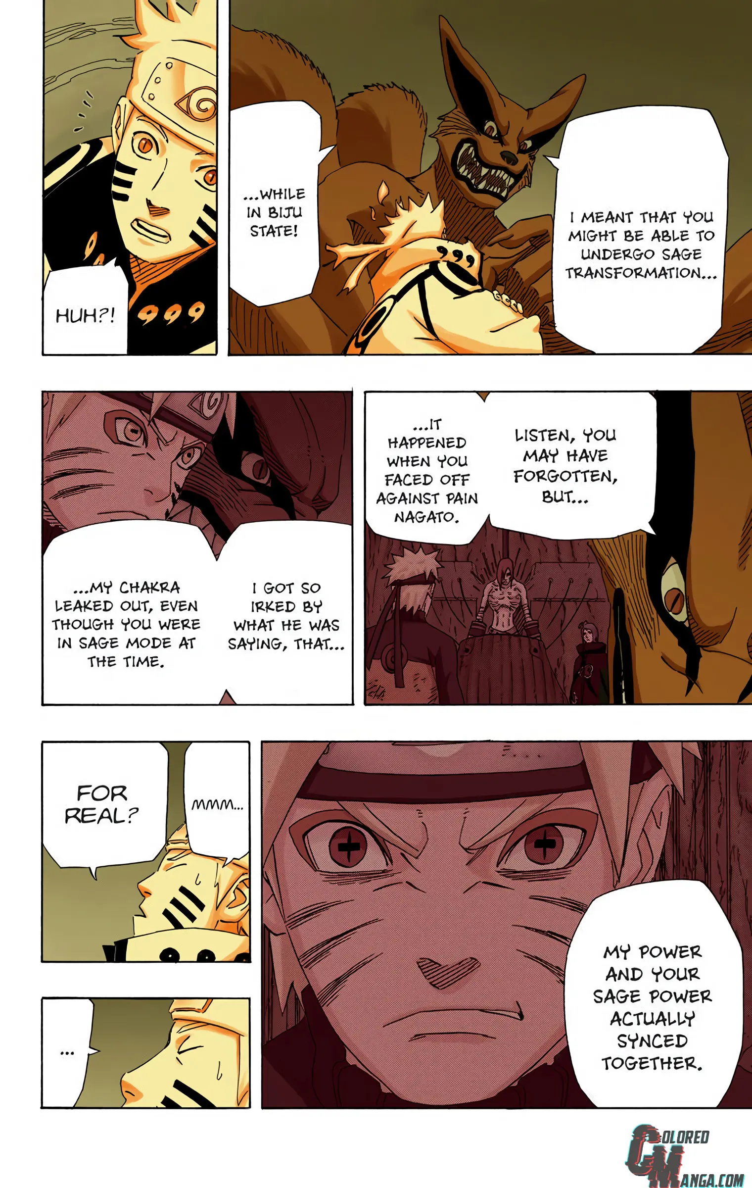 Naruto Colored Manga Online, chapter 645, page 4