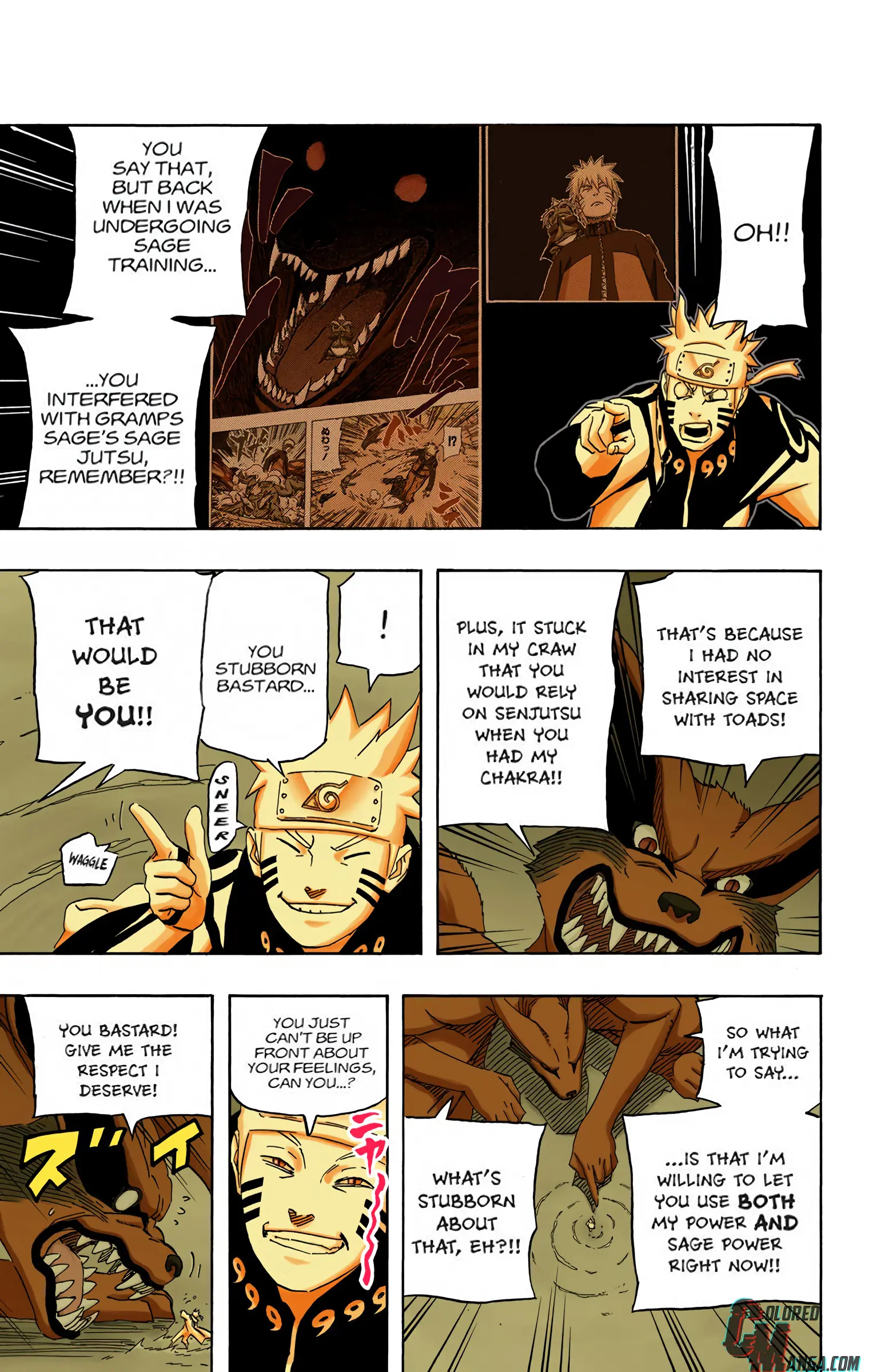 Naruto Colored Manga Online, chapter 645, page 5