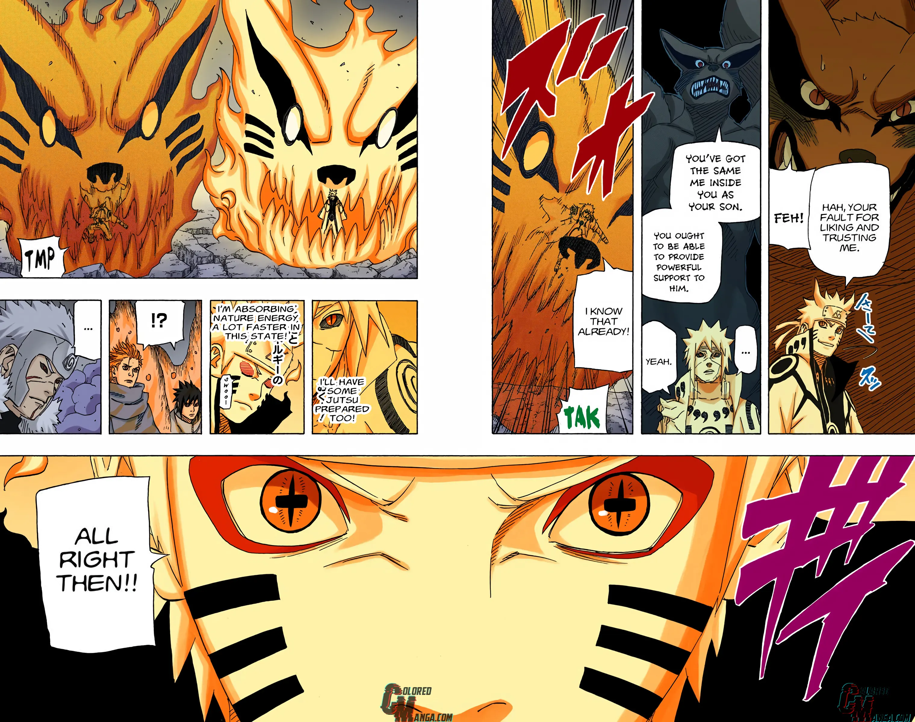 Naruto Colored Manga Online, chapter 645, page 6