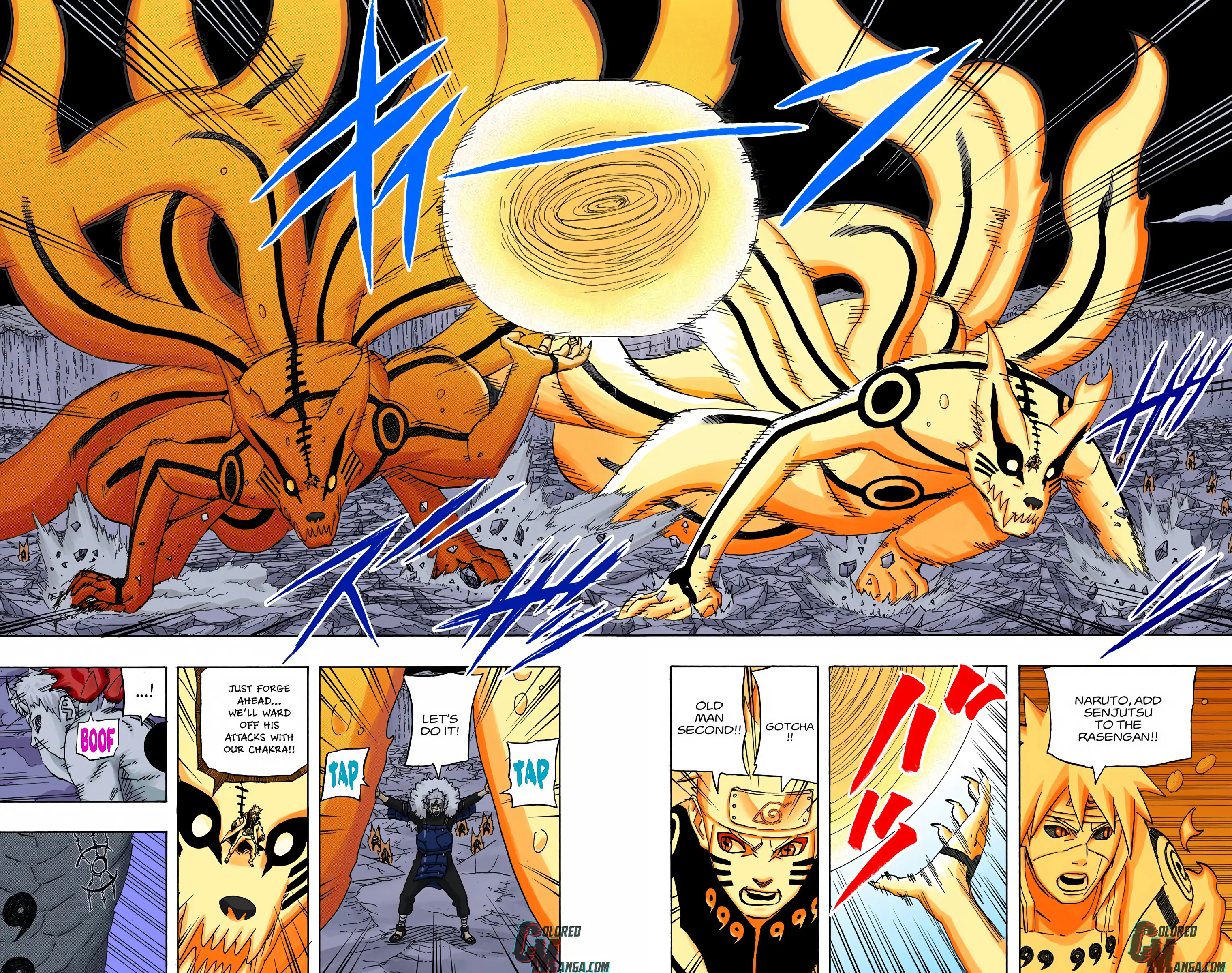 Naruto Colored Manga Online, chapter 645, page 7