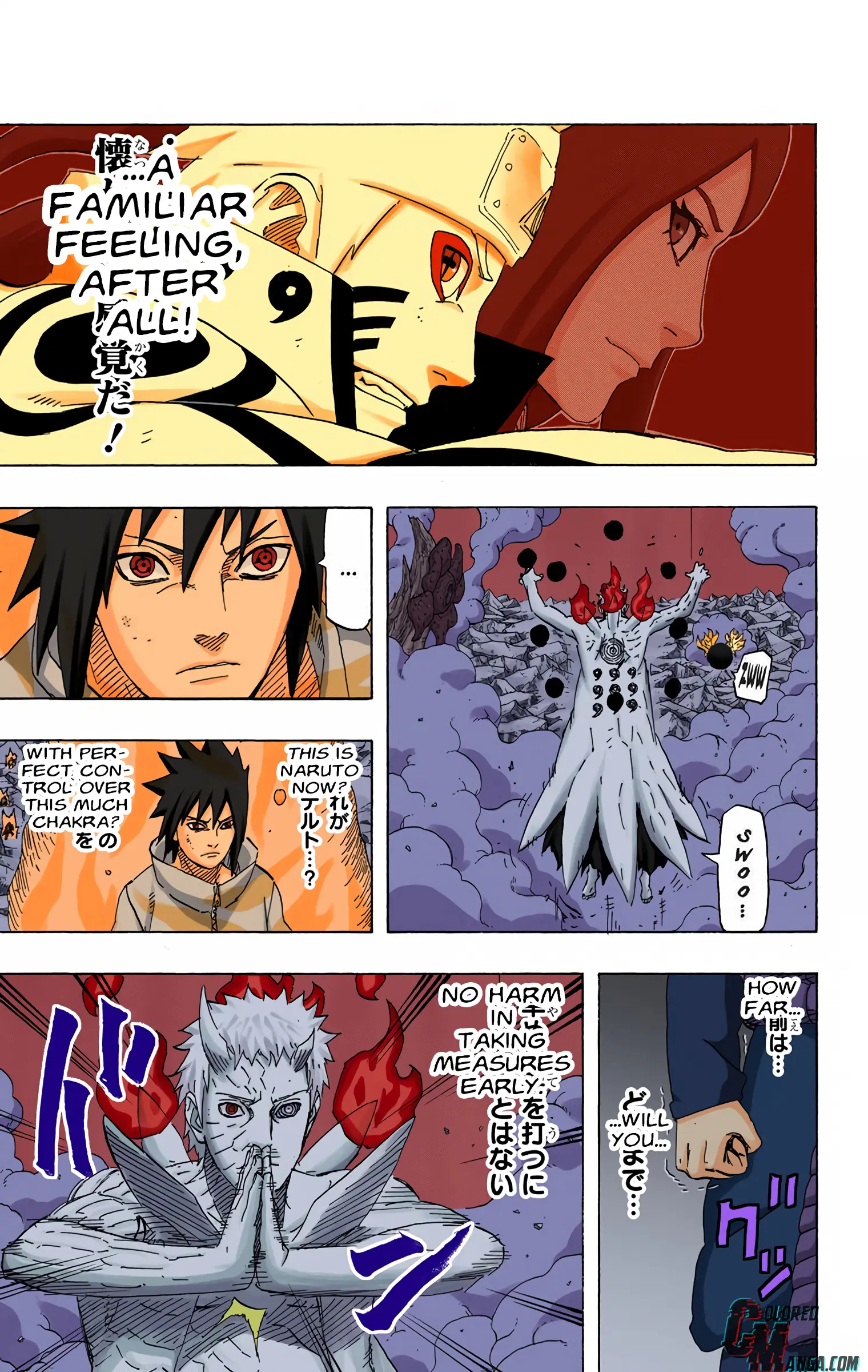 Naruto Colored Manga Online, chapter 645, page 11