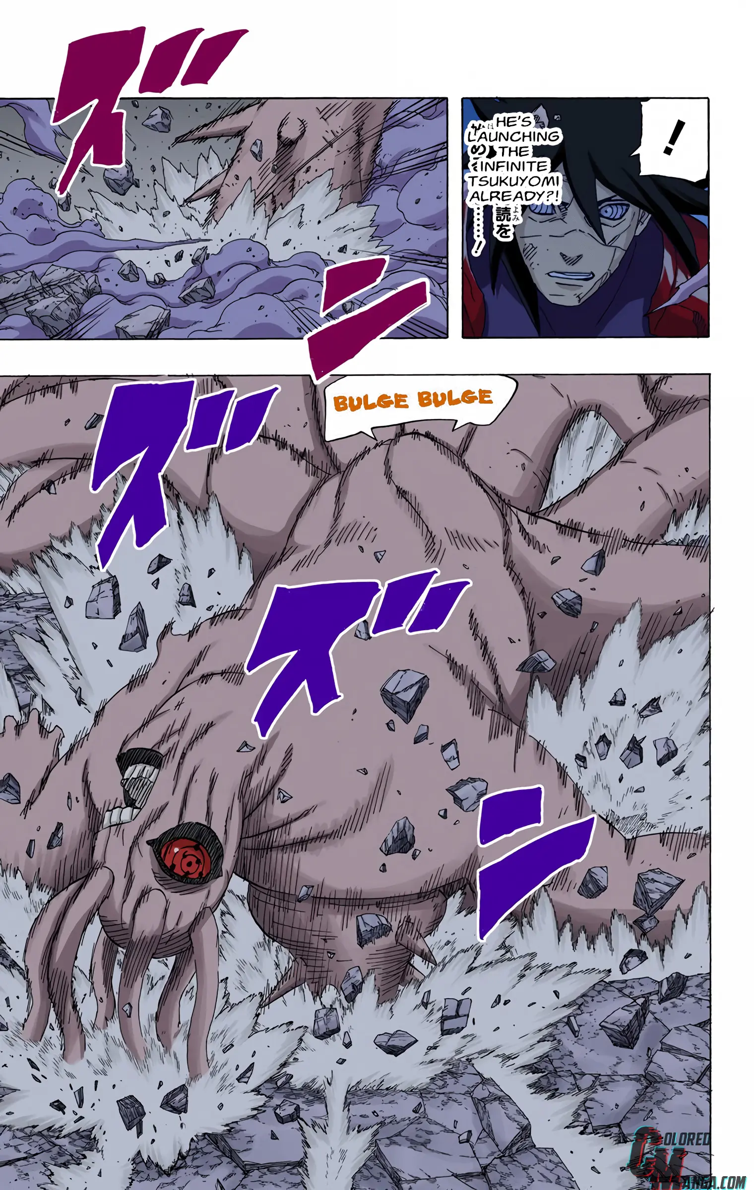 Naruto Colored Manga Online, chapter 645, page 13