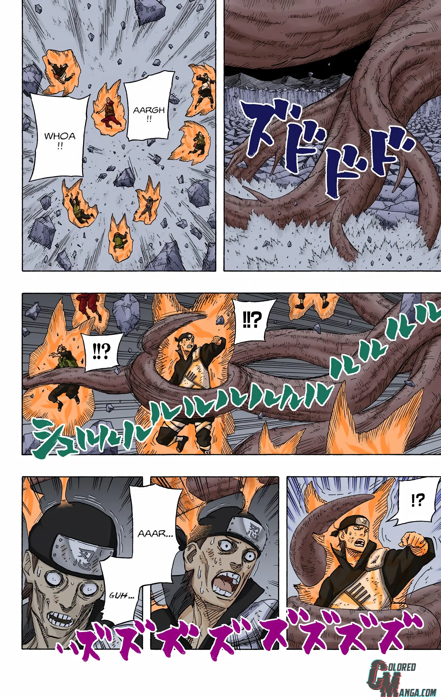Naruto Colored Manga Online, chapter 646, page 3